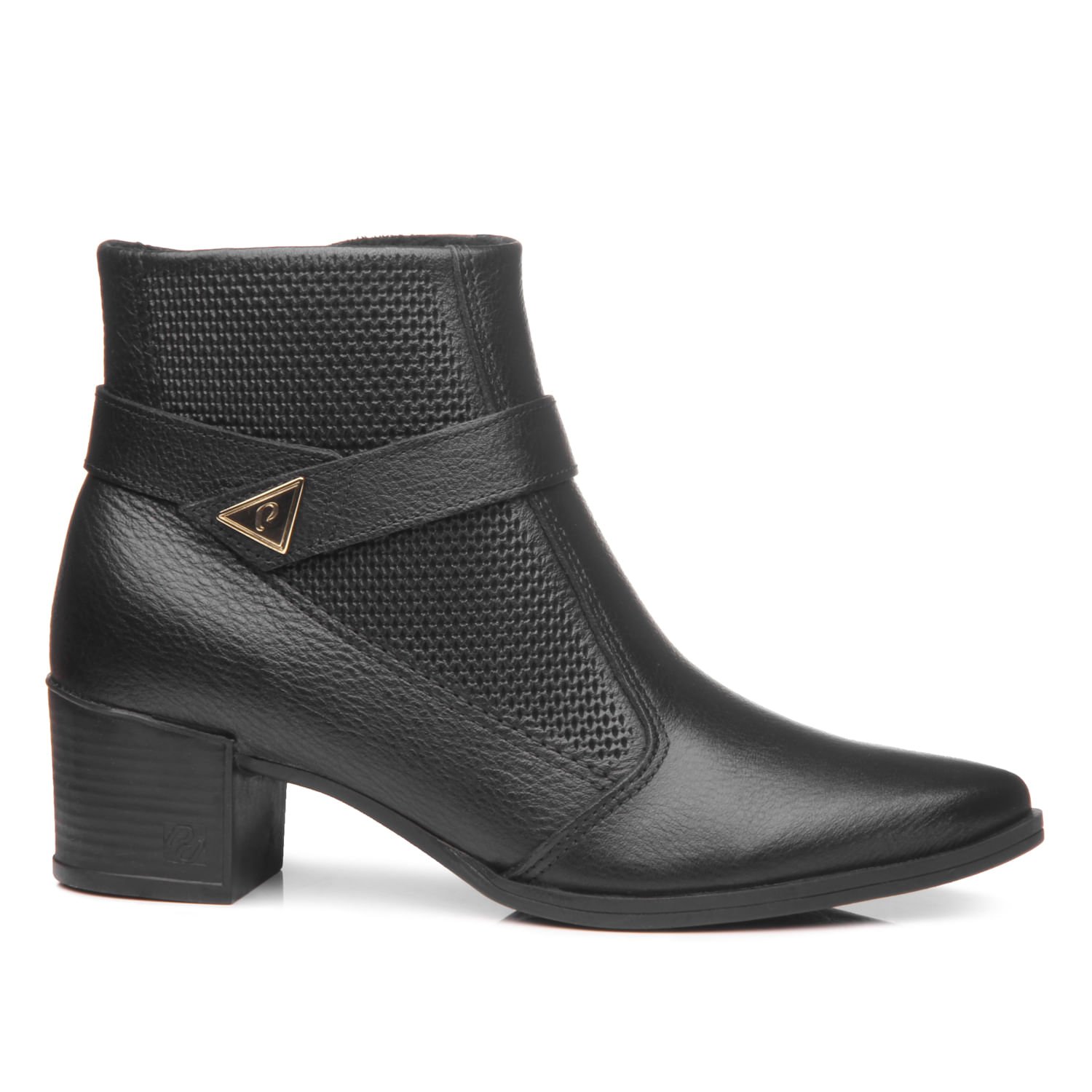 Bota Pegada Feminina em Couro Preto 280507-05 Preto 1