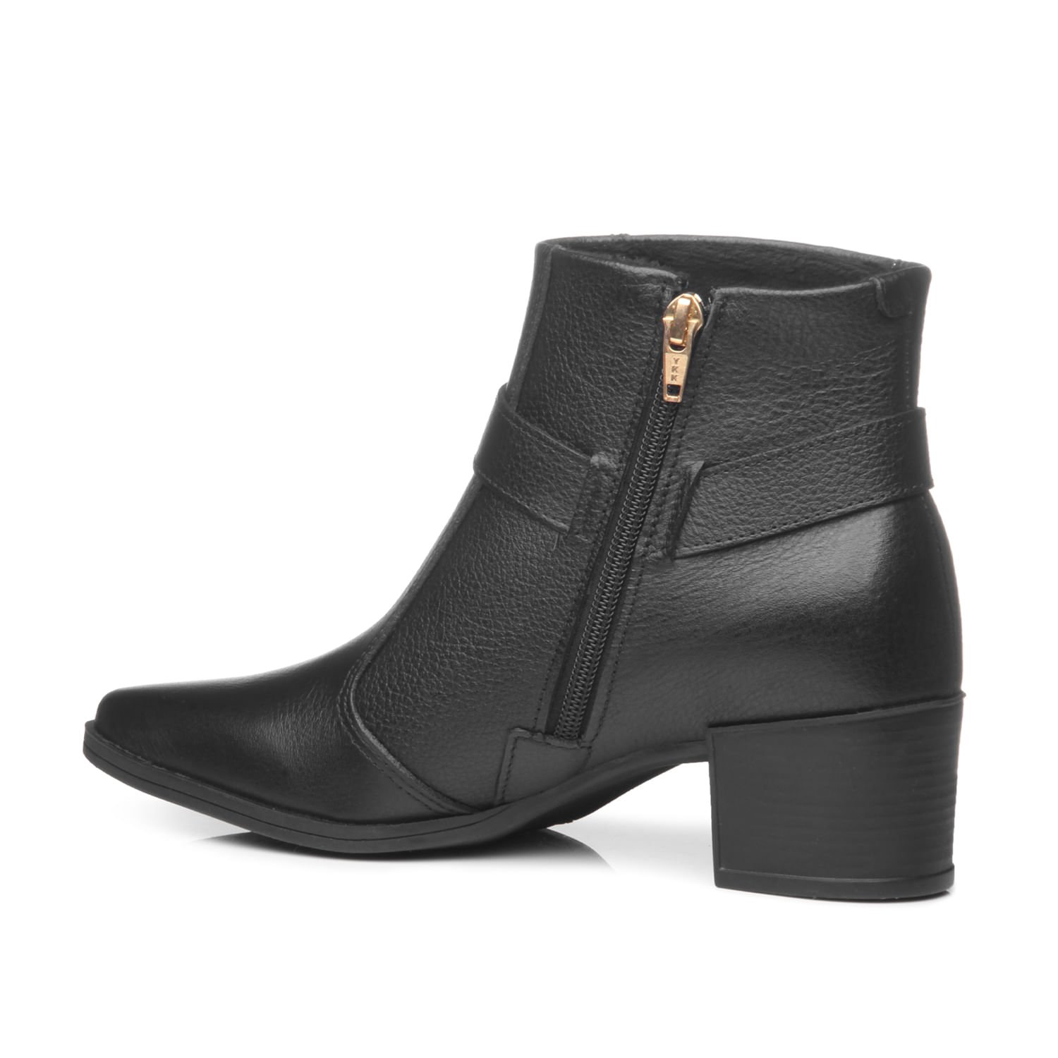 Bota Pegada Feminina em Couro Preto 280507-05 Preto 4