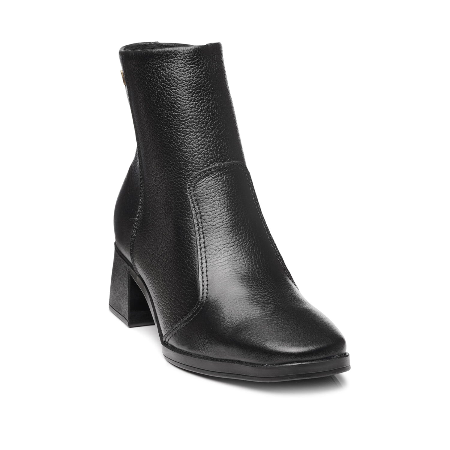 Bota Pegada Feminina em Couro Preto 282301-05 Preto 3