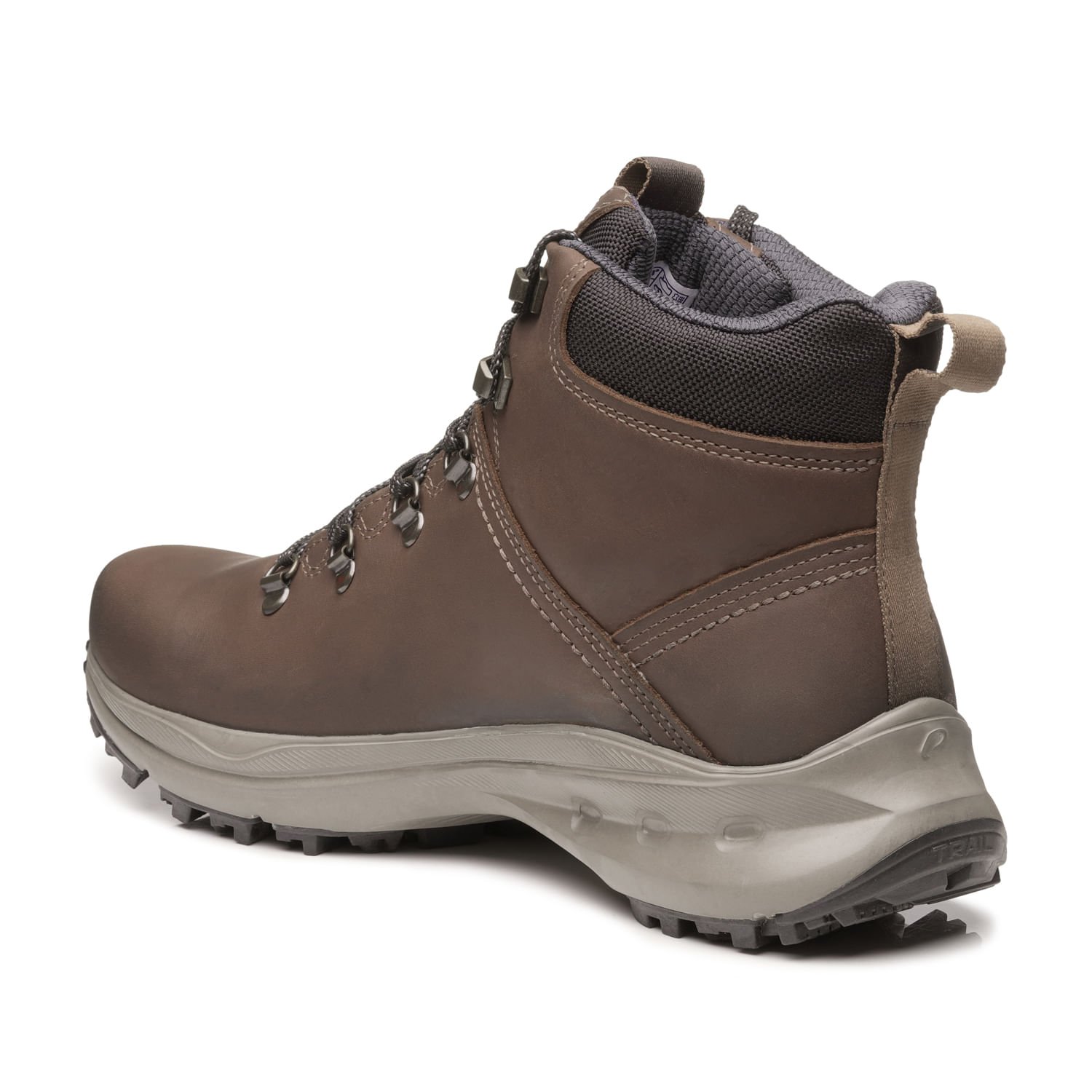 Bota Trekking Pegada Masculina em Couro Coffe 150403-23 Marrom 4