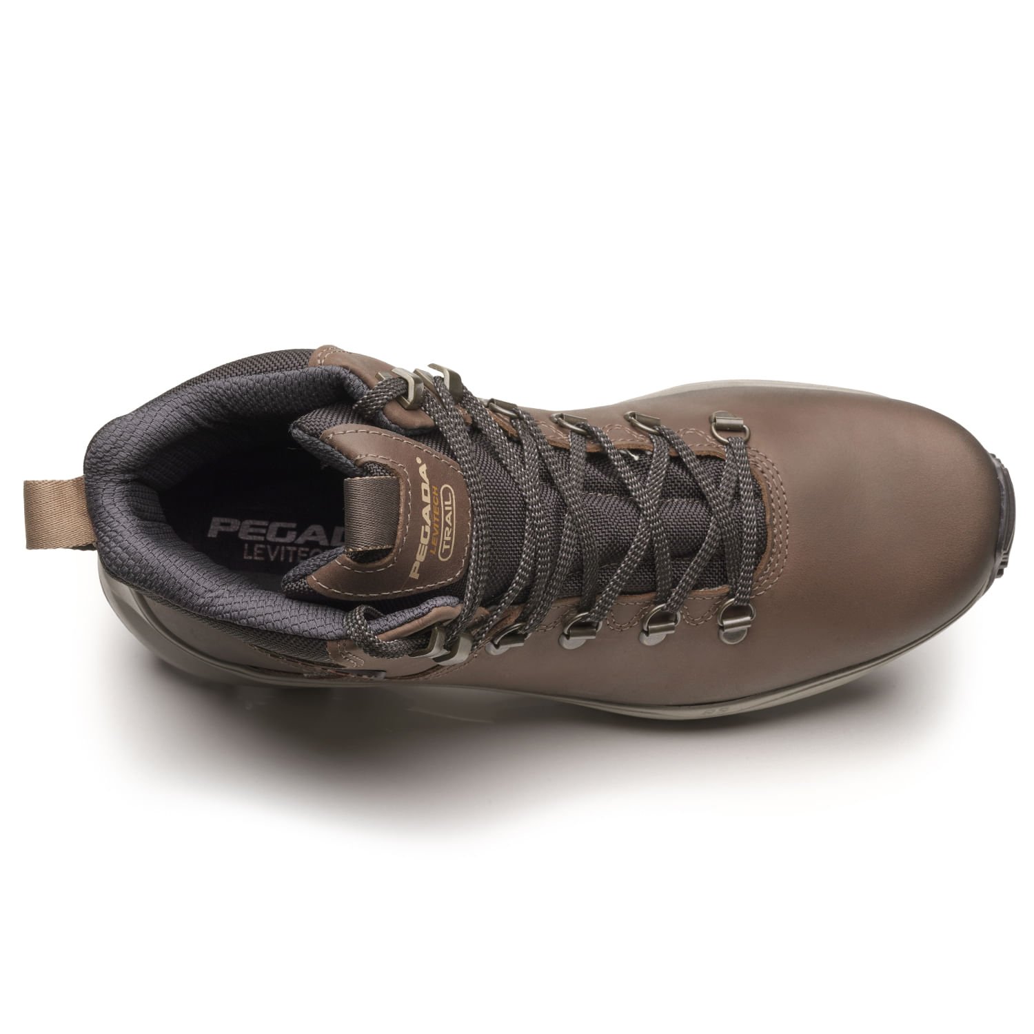 Bota Trekking Pegada Masculina em Couro Coffe 150403-23 Marrom 7