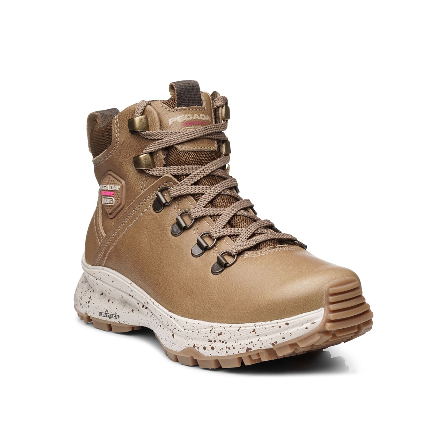 Bota Trekking Pegada Feminina em Couro Ipê 250403-05 Marrom 3