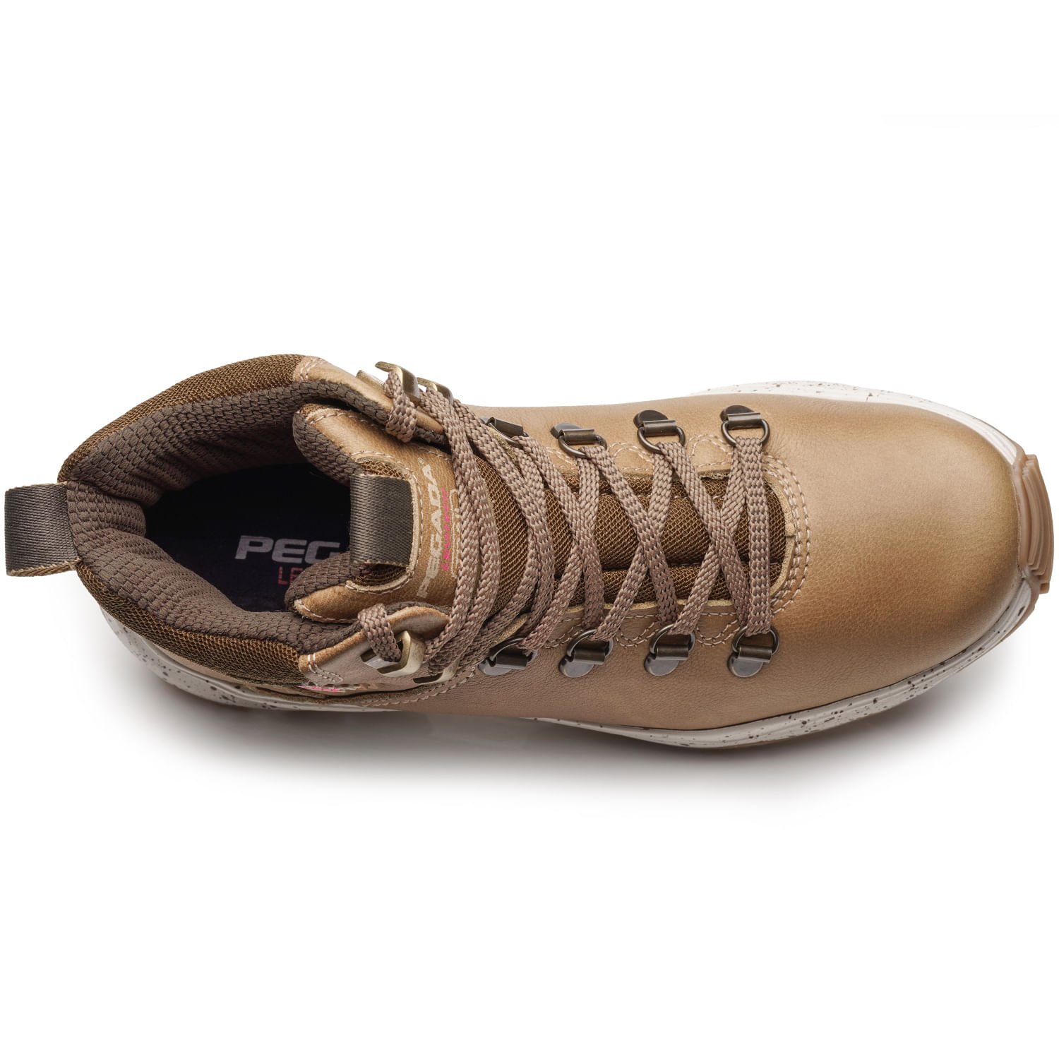 Bota Trekking Pegada Feminina em Couro Ipê 250403-05 Marrom 7