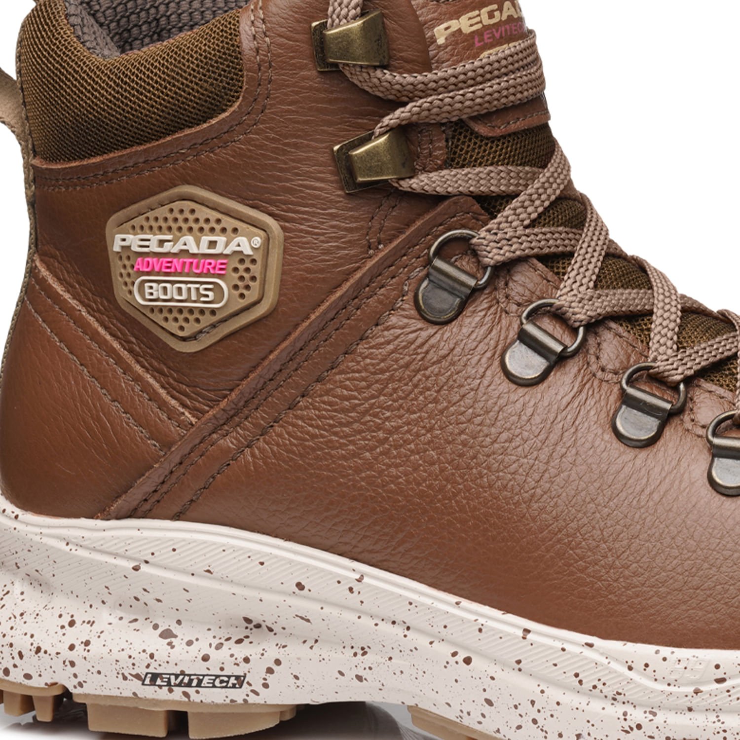 Bota Trekking Pegada Feminina em Couro Terracota 250403-02 Marrom 2