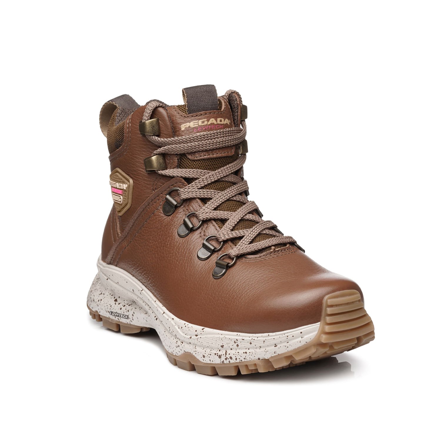 Bota Trekking Pegada Feminina em Couro Terracota 250403-02 Marrom 3