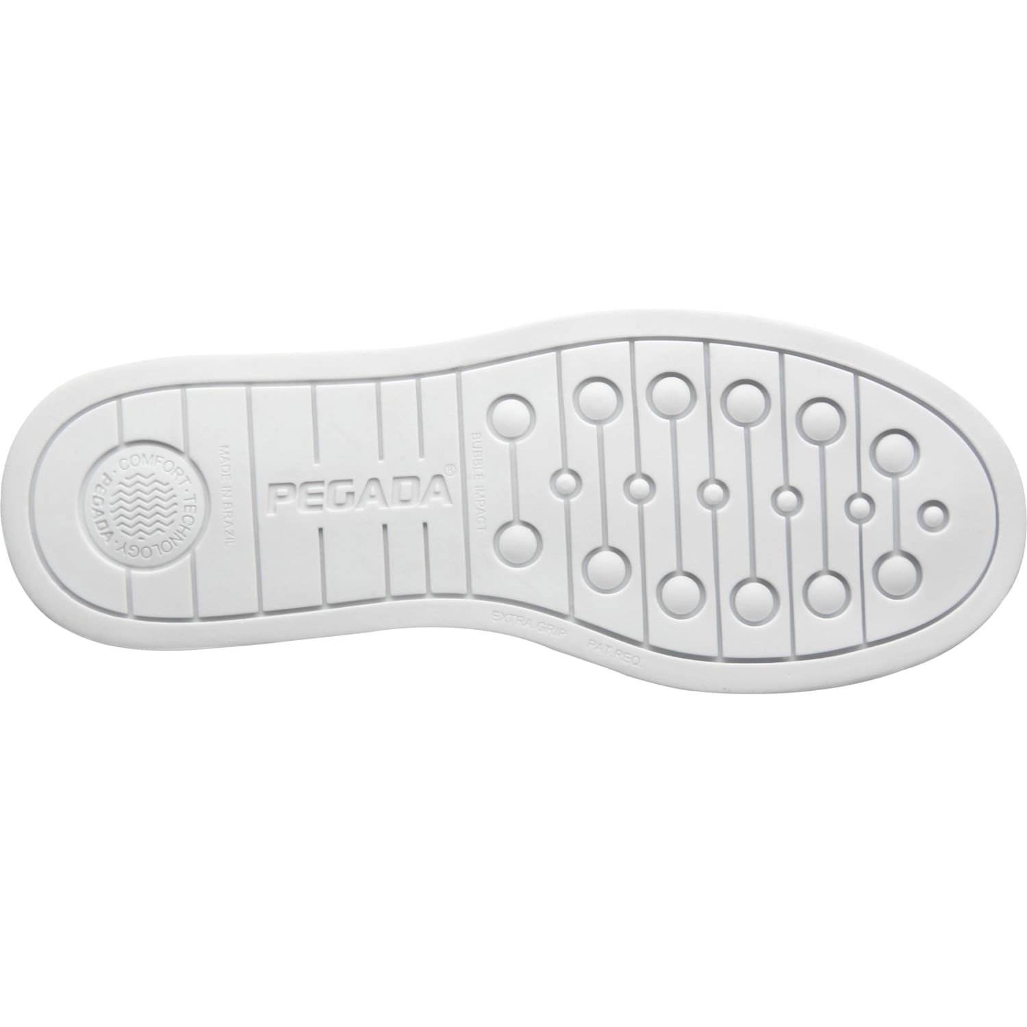 Tênis Pegada Feminino em Couro Branco 211153-01 Branco 5