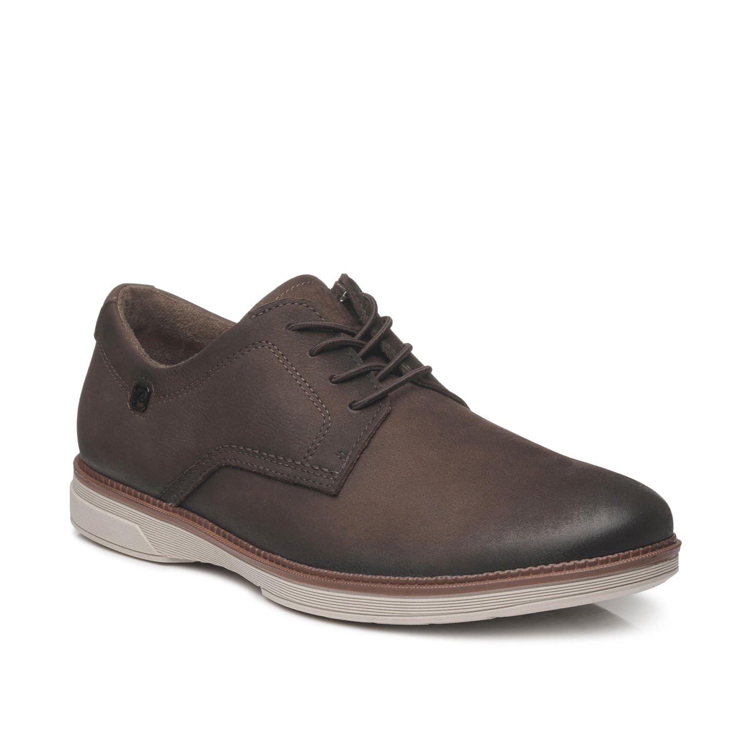 Sapato Casual Pegada Masculino em Couro Chocolate 126701-06 Marrom 3