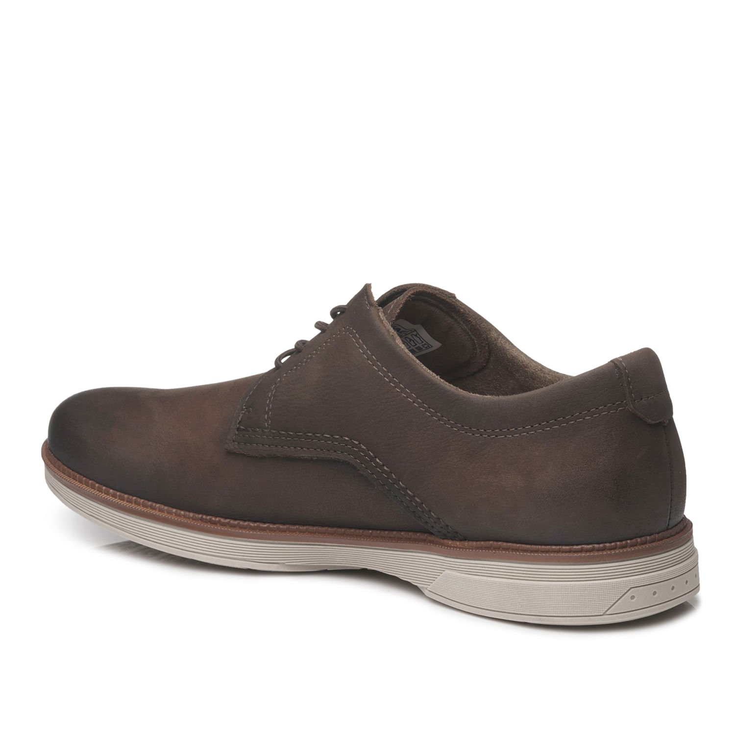 Sapato Casual Pegada Masculino em Couro Chocolate 126701-06 Marrom 4