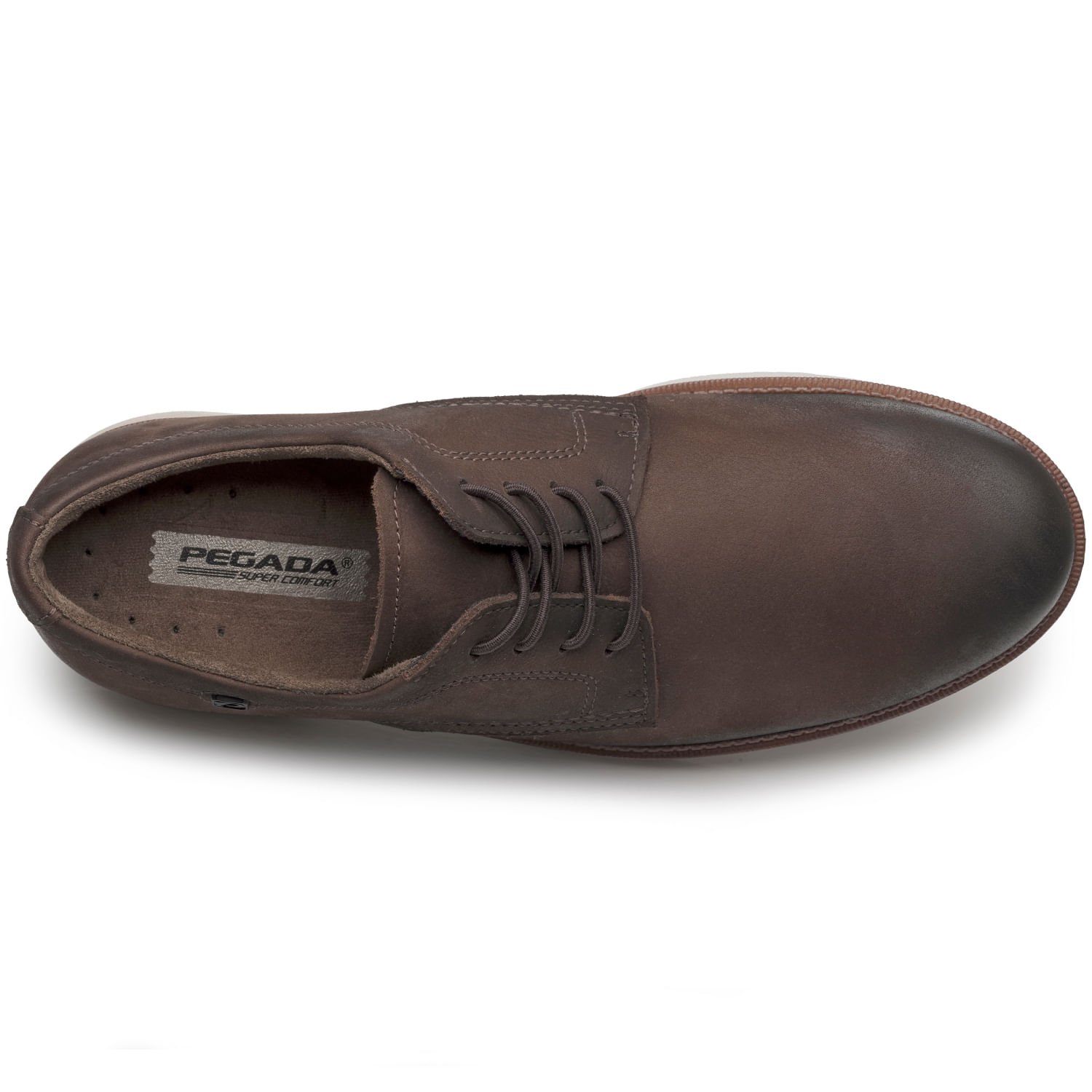 Sapato Casual Pegada Masculino em Couro Chocolate 126701-06 Marrom 6