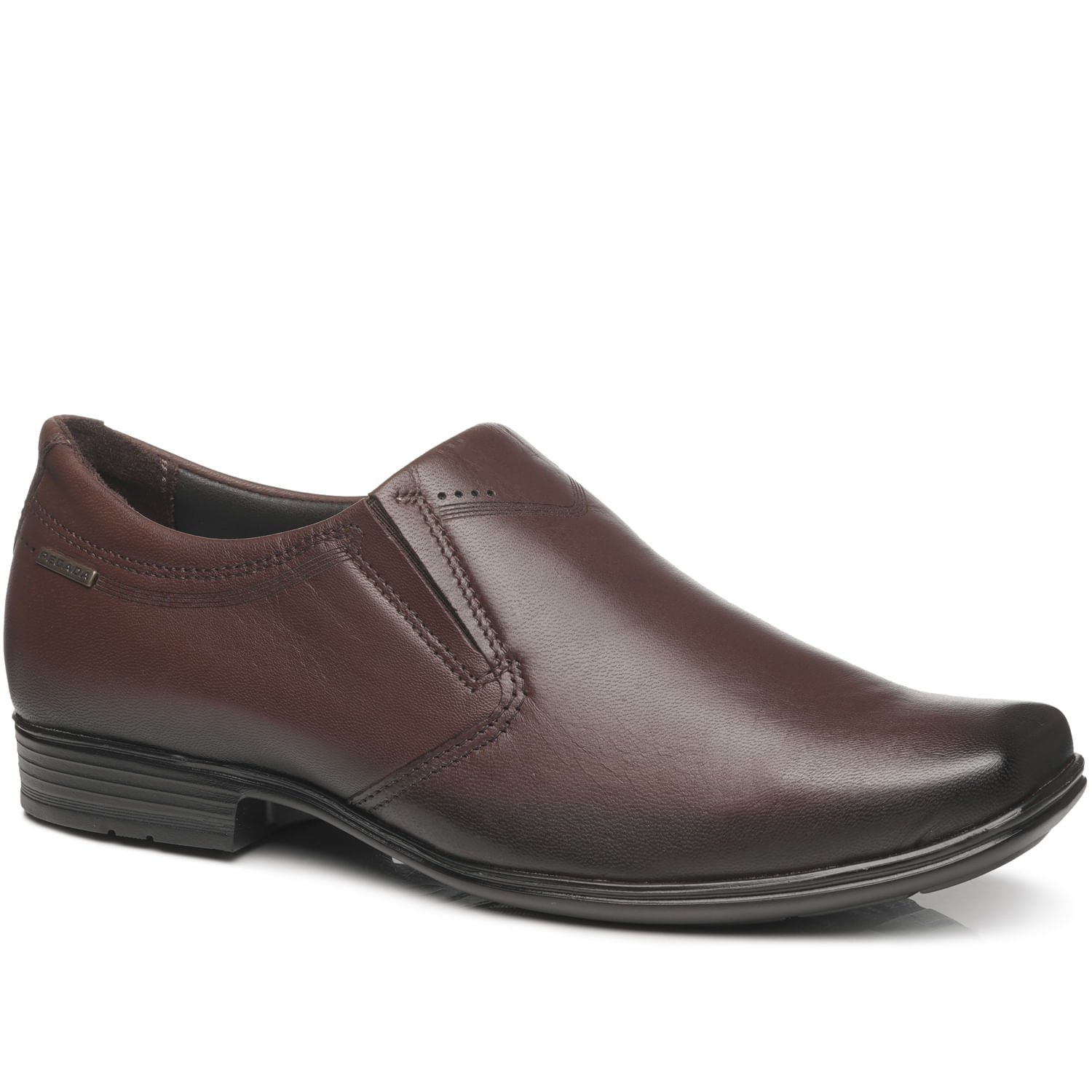 Sapato Social Pegada Masculino em Couro Pinhão 122318-02 Marrom 1