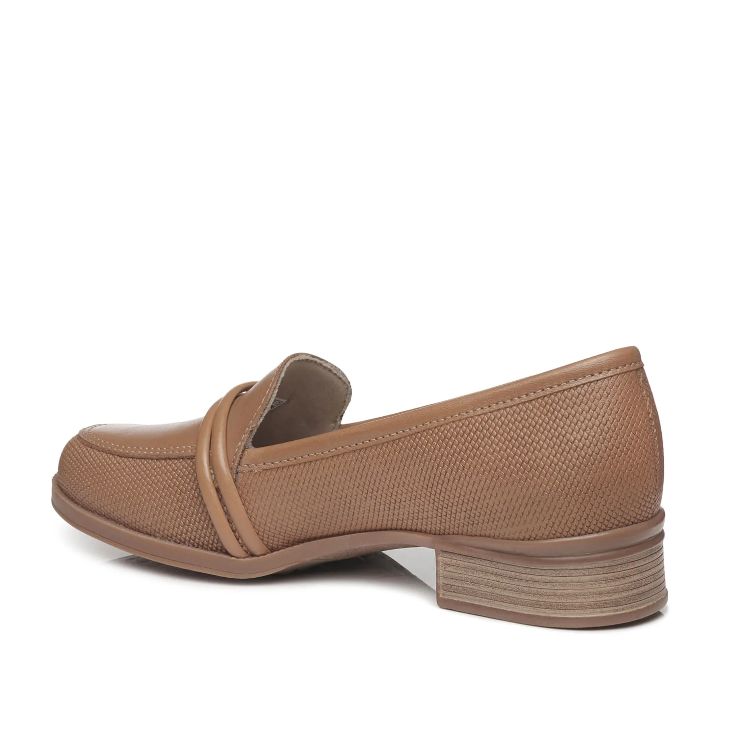 Sapato Mocassim Pegada Feminino em Couro Camel 222003-02 Marrom 4