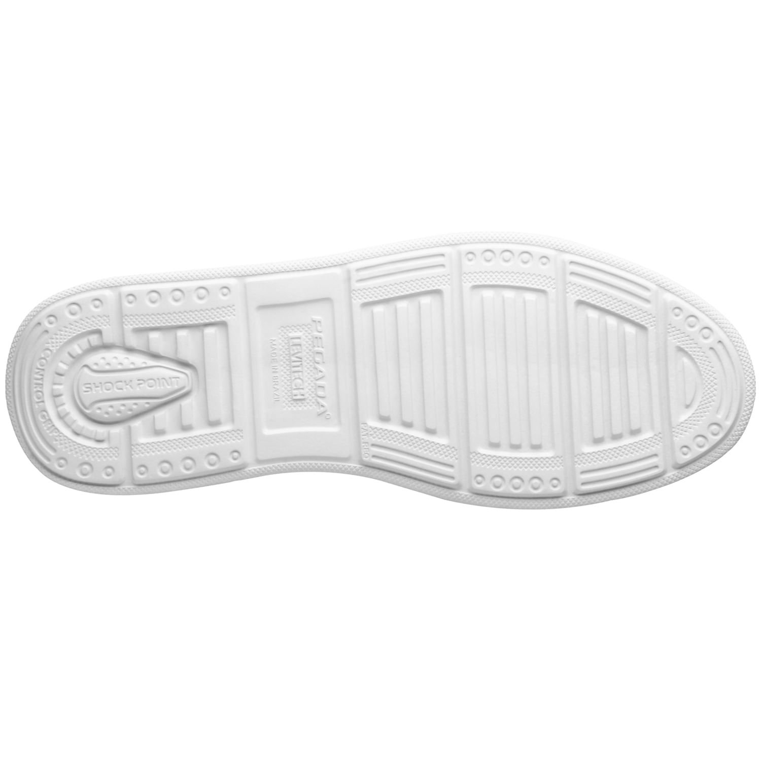 Tênis Casual Pegada Masculino em Couro Branco 110931-01 Branco 6