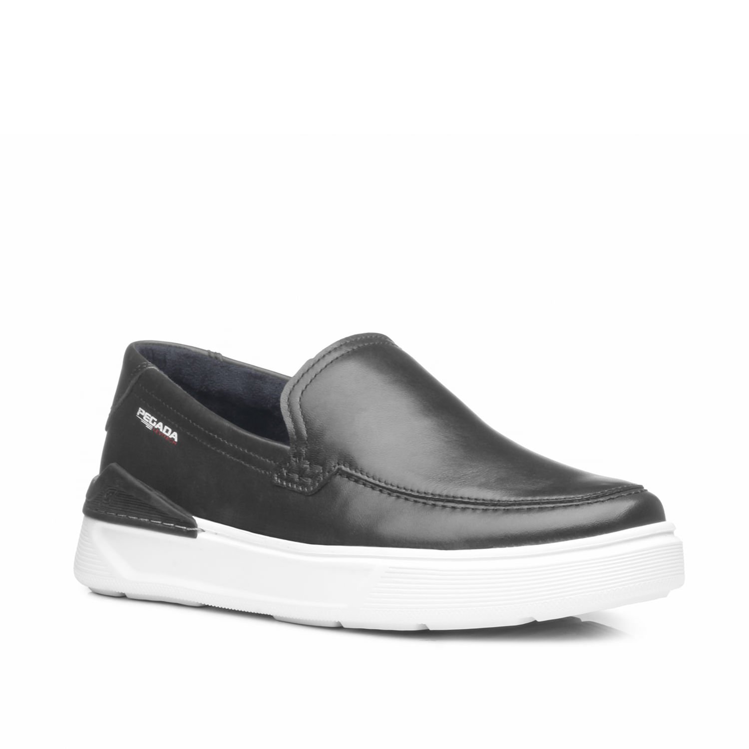 Tênis Casual Pegada Masculino em Couro Preto 110902-04 Preto 2