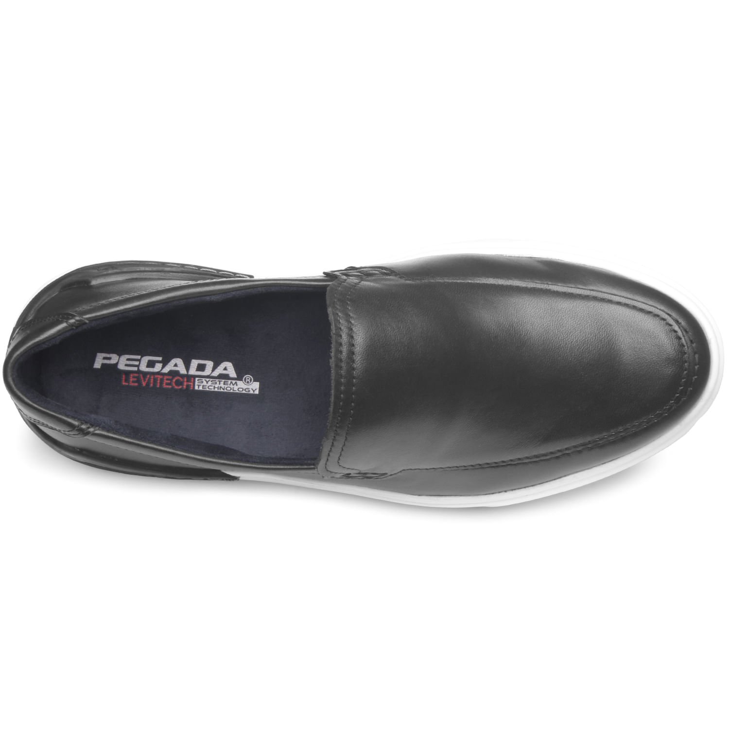 Tênis Casual Pegada Masculino em Couro Preto 110902-04 Preto 6