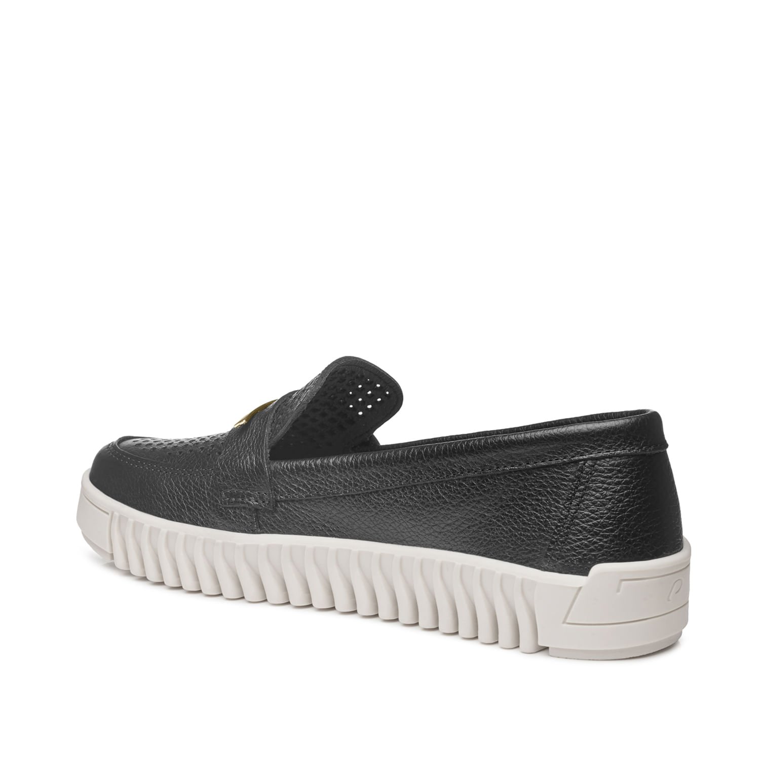 Tênis Pegada Feminino em Couro Preto 210516-07 Preto 4