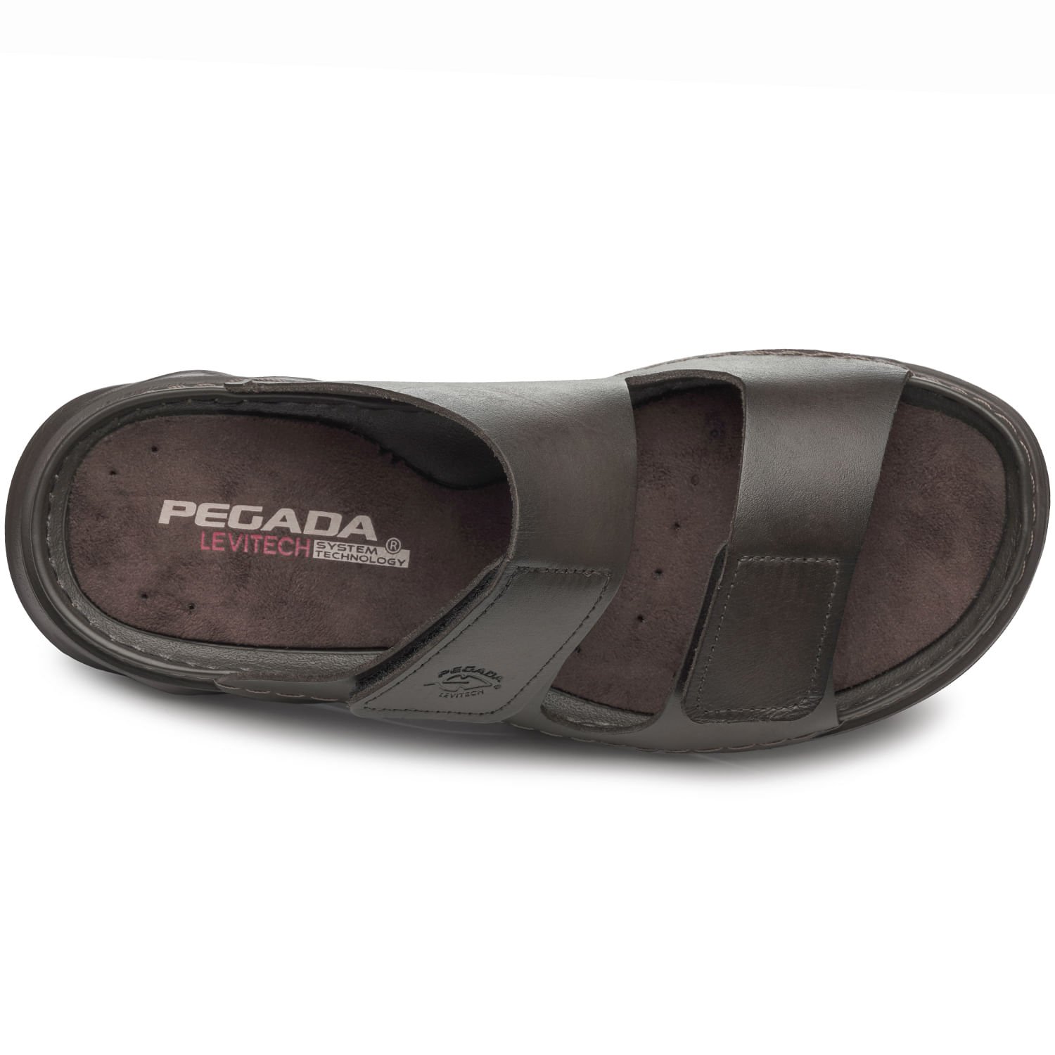 Chinelo Pegada Masculino em Couro Brown 134101-04 Marrom 6