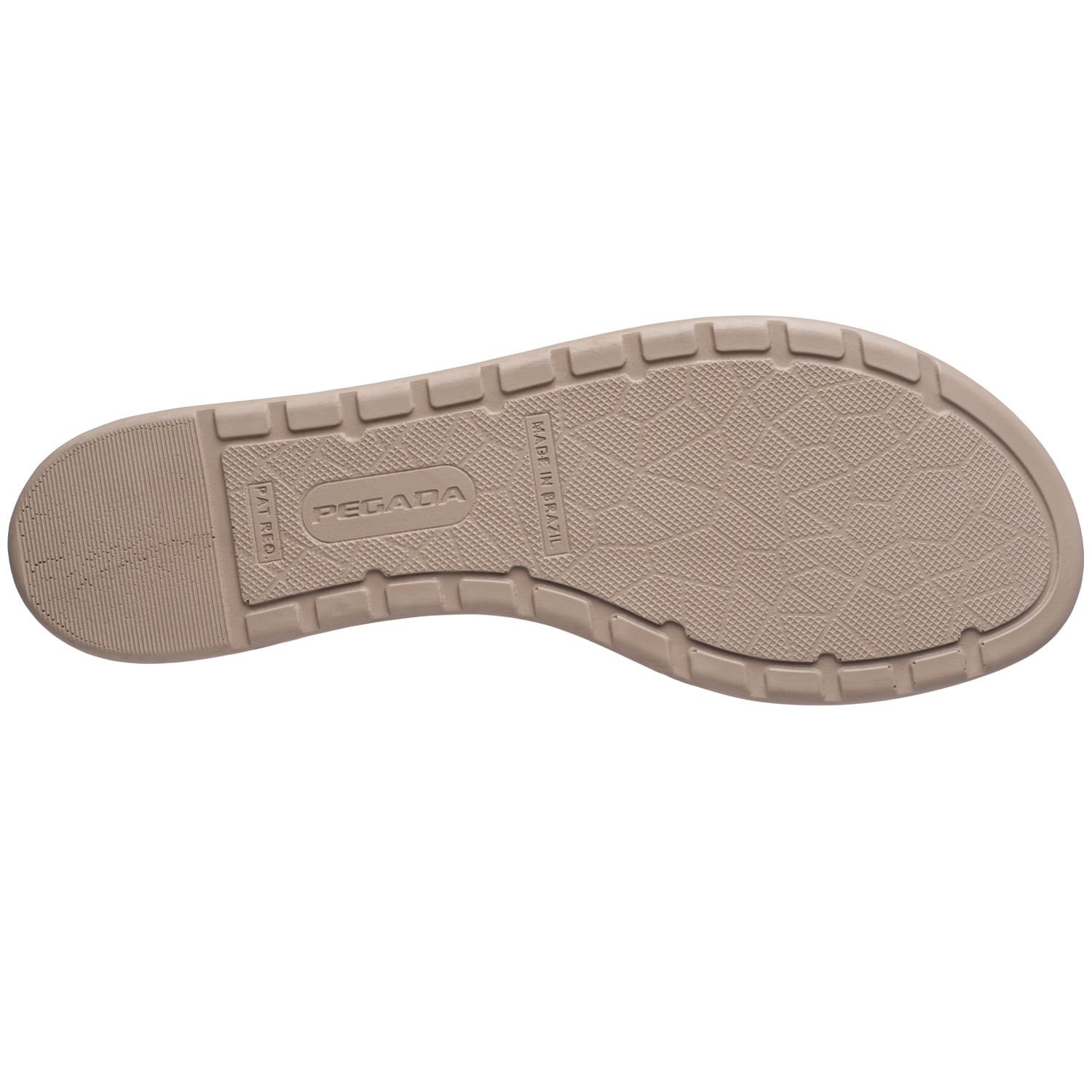Sandália Anabela Pegada Feminina em Couro Off White 234202-02 Branco 4