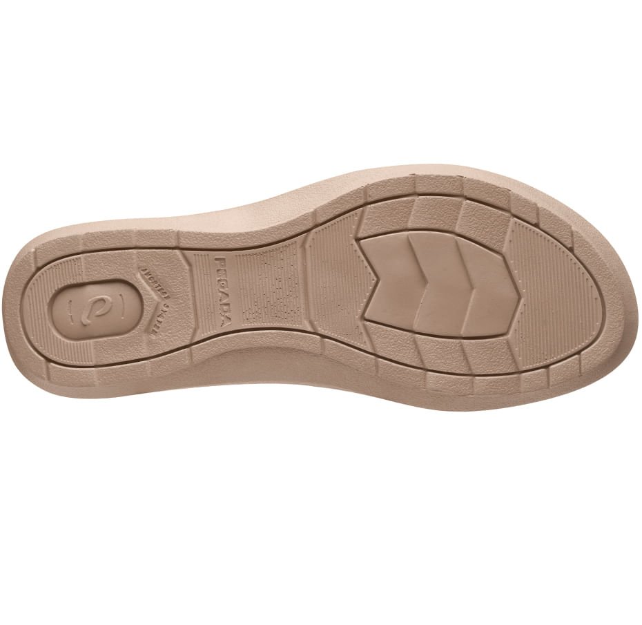 Chinelo Pegada Feminino em Tecido Bege 232751-06 Bege 4
