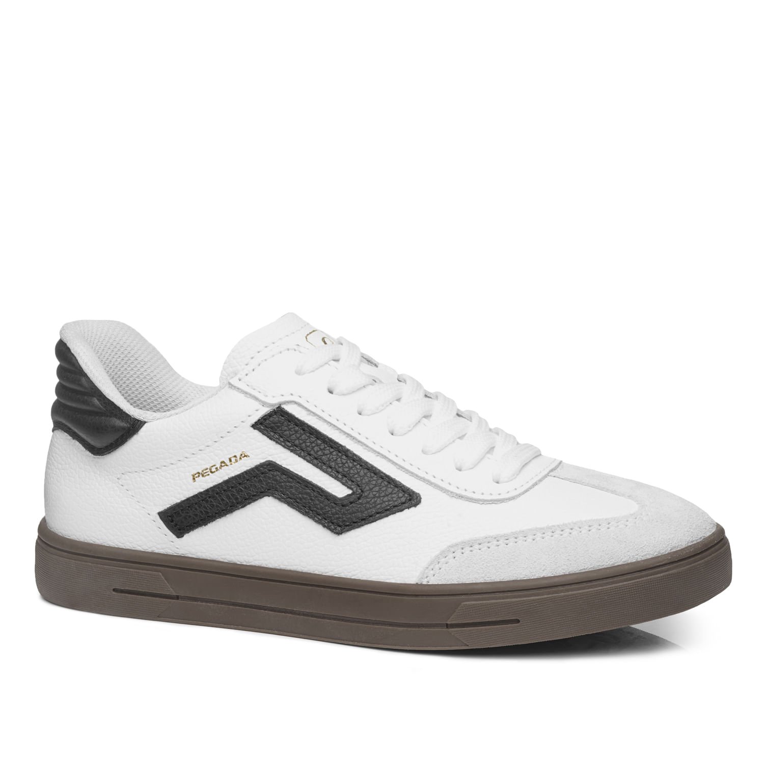 Tênis Pegada Feminino em Couro Branco 211154-03 Branco 1
