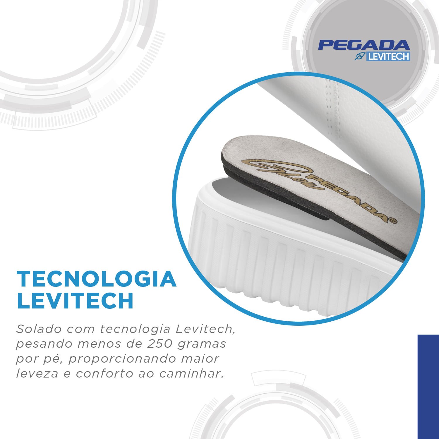 Tênis Pegada Feminino em Couro Branco 212108-01 Branco 5