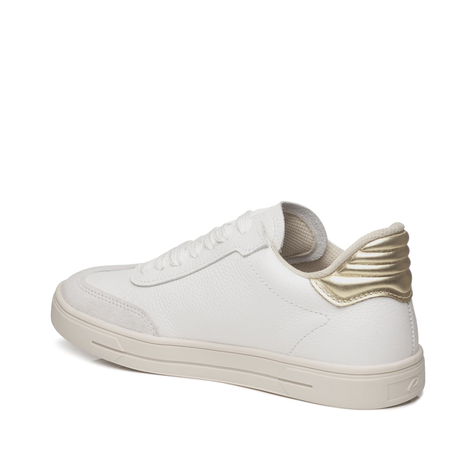 Tênis Pegada Feminino em Couro Branco 211154-04 Branco 4