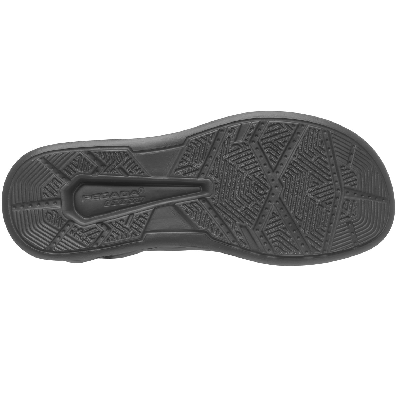 Chinelo Pegada Masculino em Couro Preto 134103-05 Preto 5