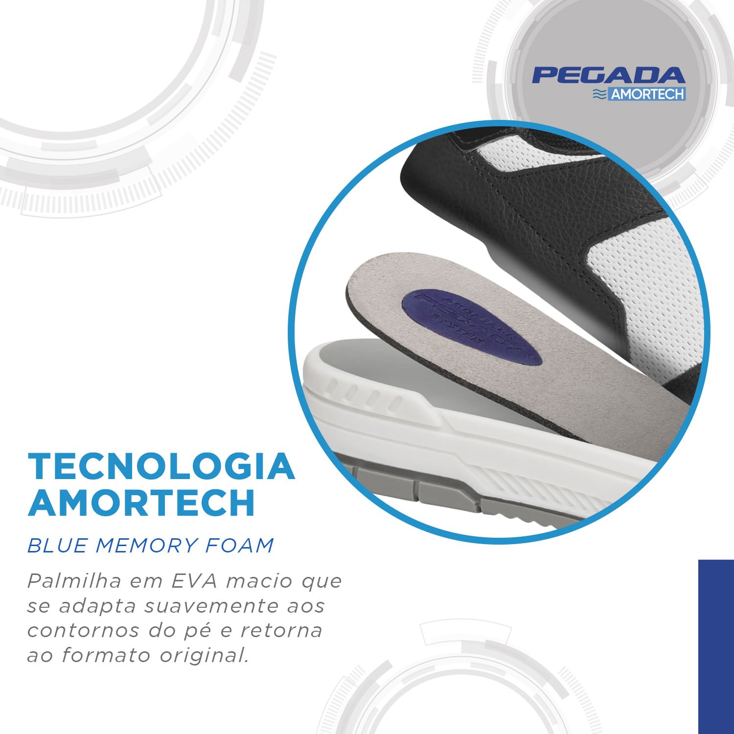 Tênis Pegada Feminino em Couro Branco 212603-02 Branco 5