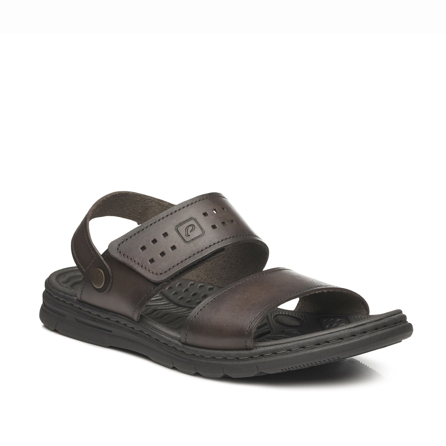 Sandália Pegada Masculina em Couro Cravo 134203-02 Marrom 3