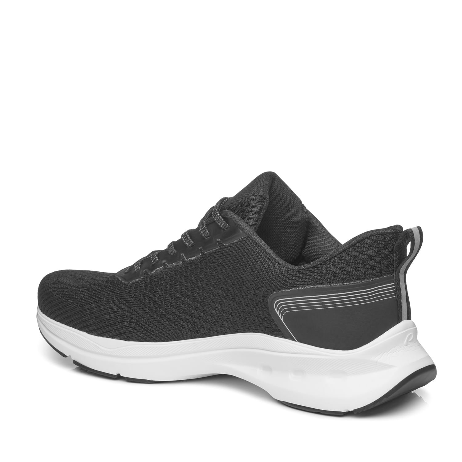 Tênis Esportivo Pegada Masculino em Tecido Preto 190605-04 Preto 3