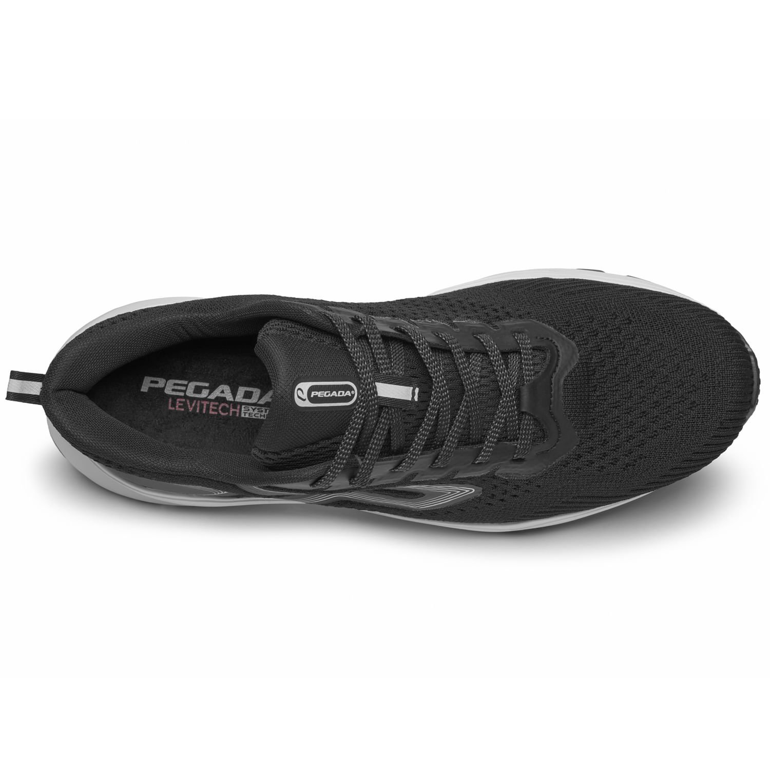 Tênis Esportivo Pegada Masculino em Tecido Preto 190605-04 Preto 6