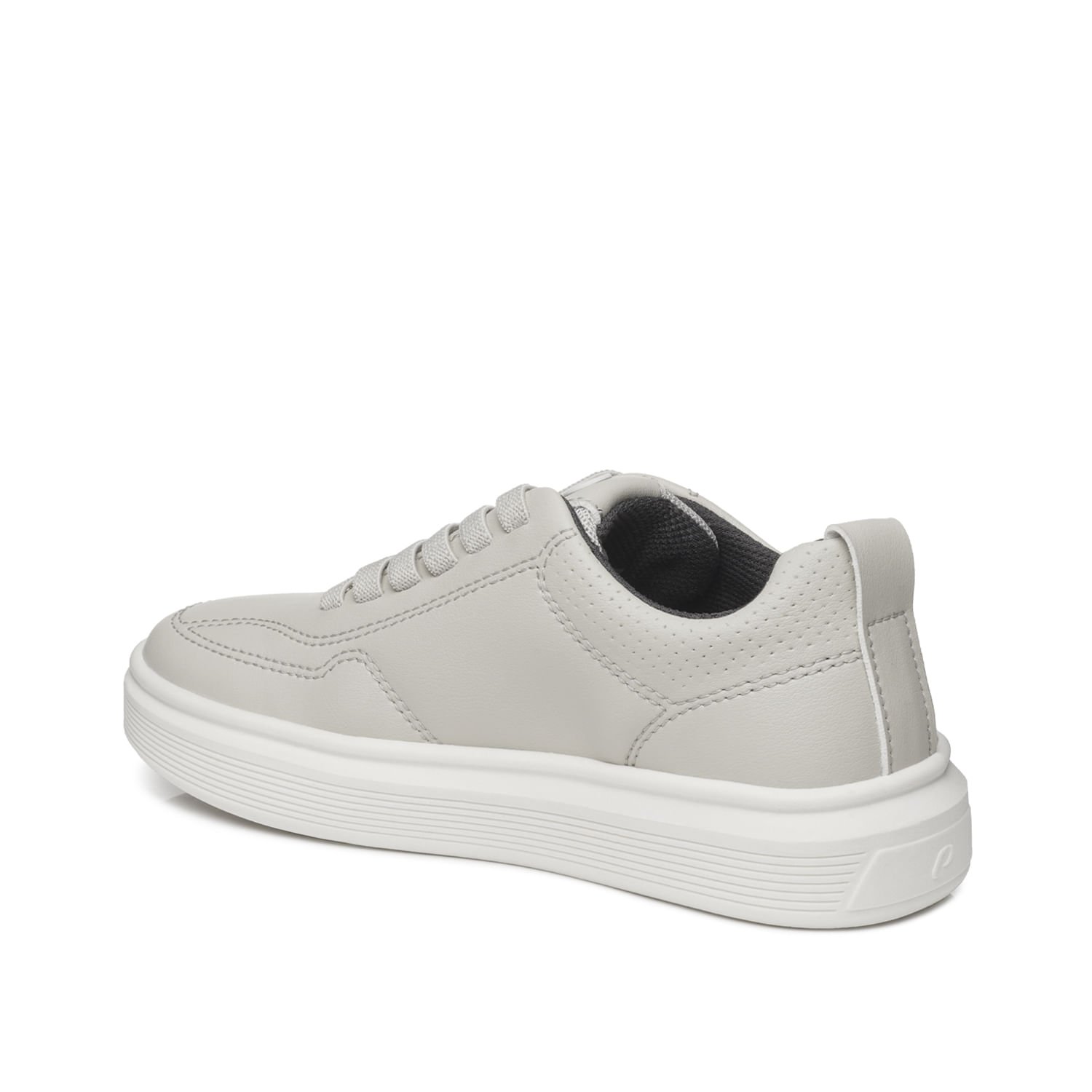 Tênis Casual Pegada Infantil em Microfibra White 372101-02 Bege 3