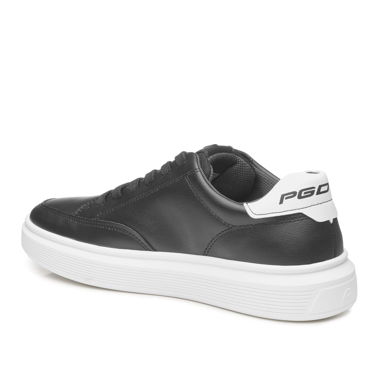 Tênis Casual Pegada Masculino em Microfibra Preto 172103-04 Preto 4