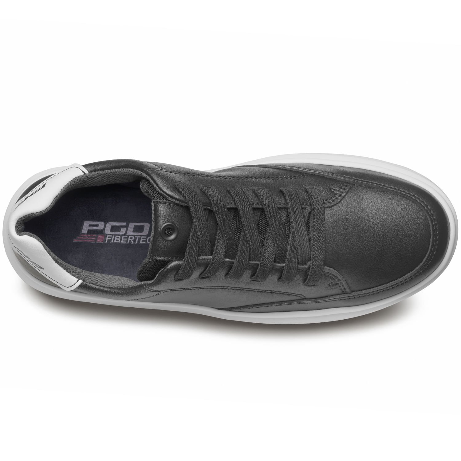 Tênis Casual Pegada Masculino em Microfibra Preto 172103-04 Preto 6