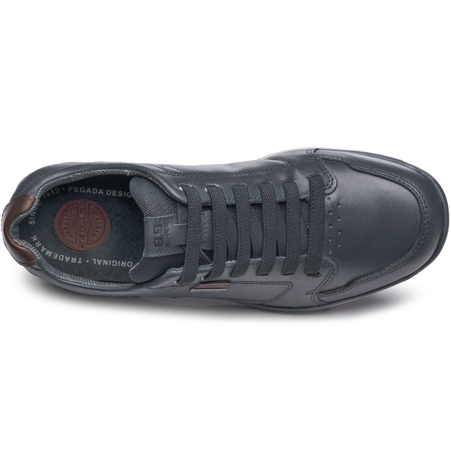 Sapatênis Pegada Masculino em Couro Blue 114864-05 Azul 7