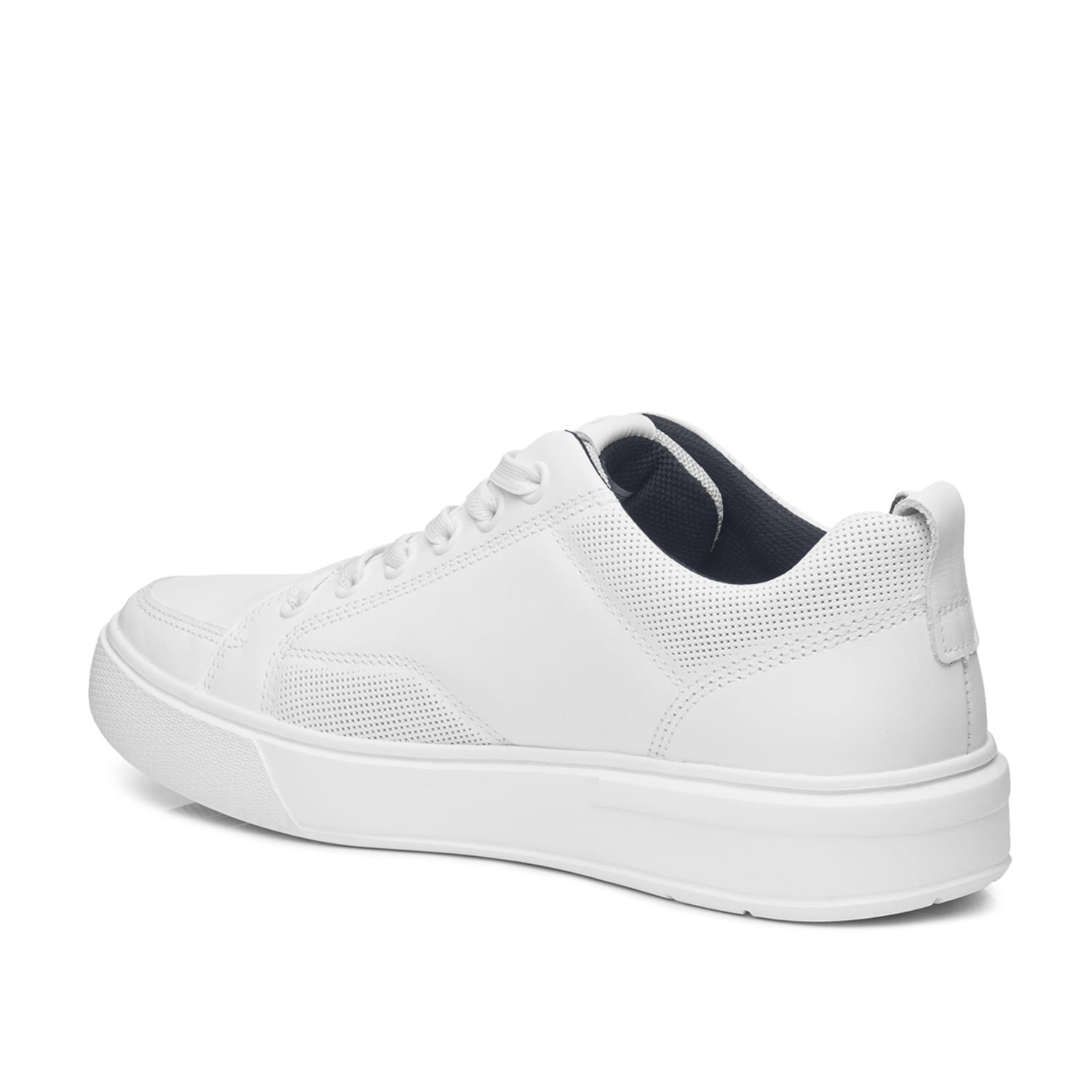 Tênis Casual Pegada Masculino em Couro Branco 111902-01 Branco 3