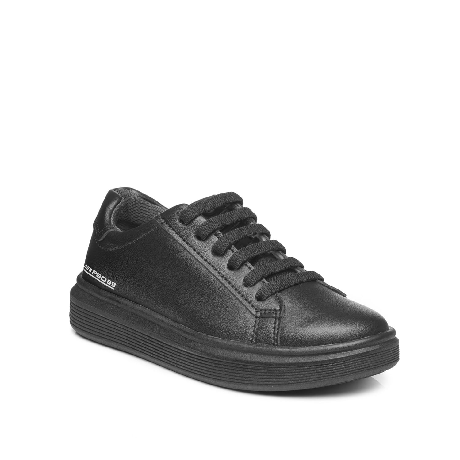 Tênis Casual Pegada Infantil em Microfibra Preto 372105-03 Preto 3