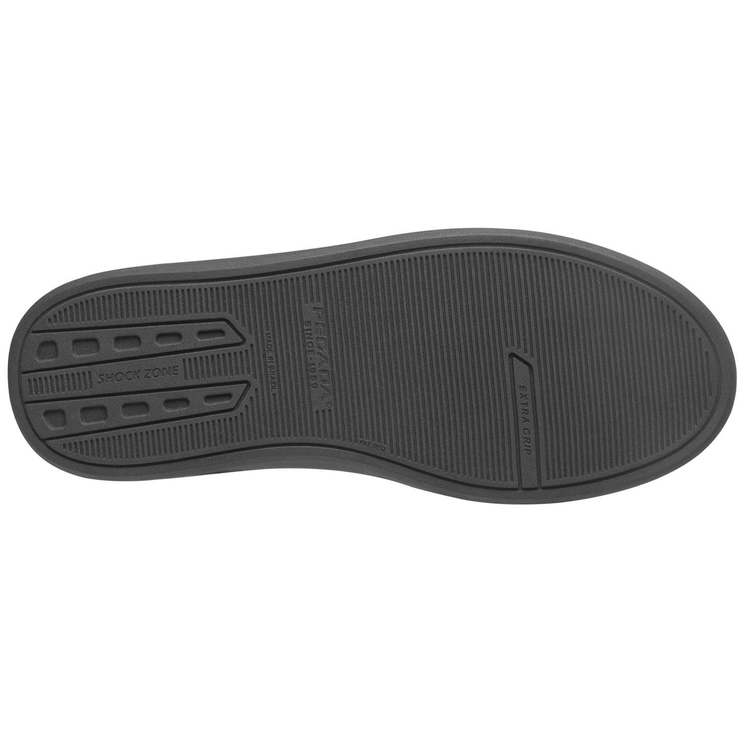 Tênis Casual Pegada Infantil em Microfibra Preto 372105-03 Preto 5