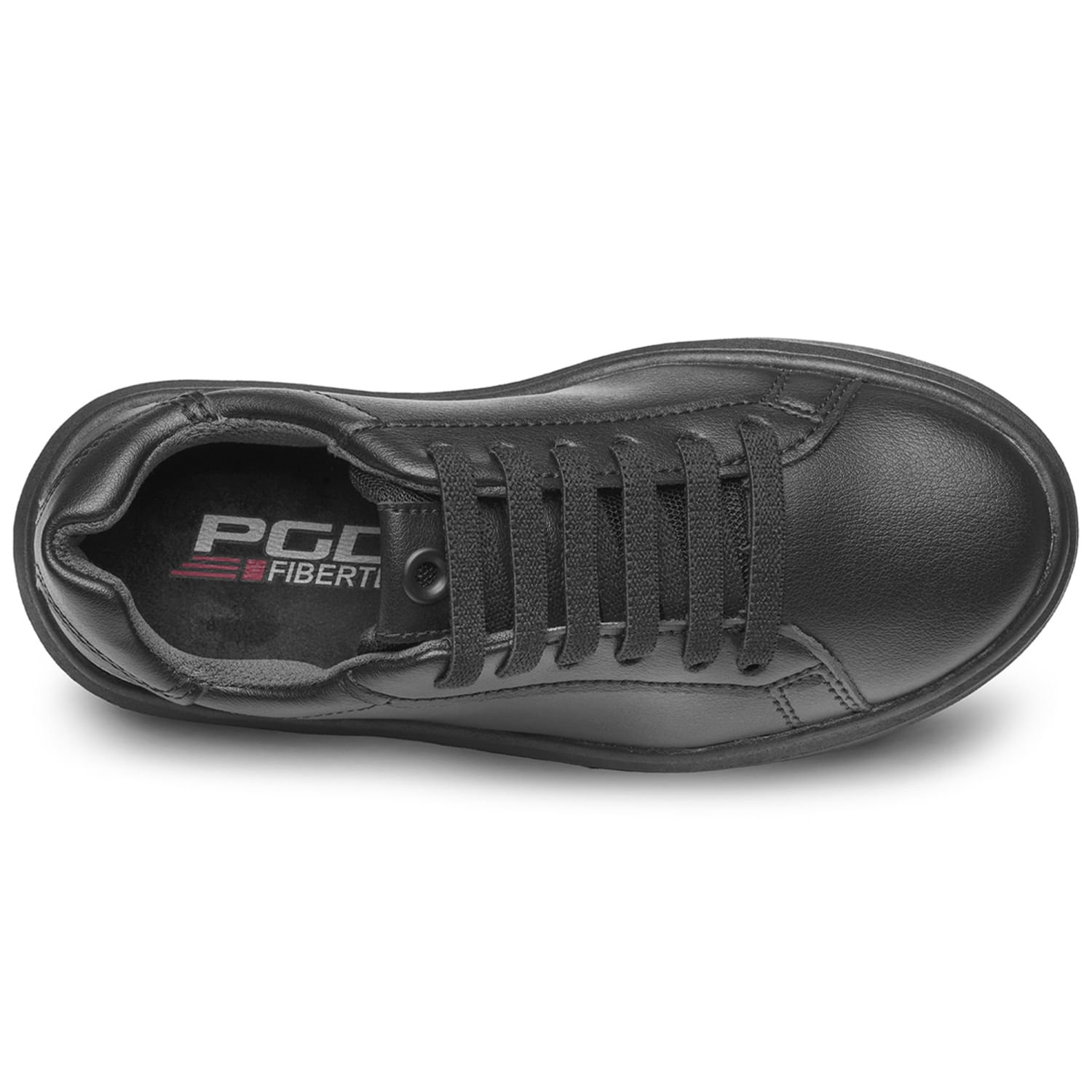 Tênis Casual Pegada Infantil em Microfibra Preto 372105-03 Preto 6