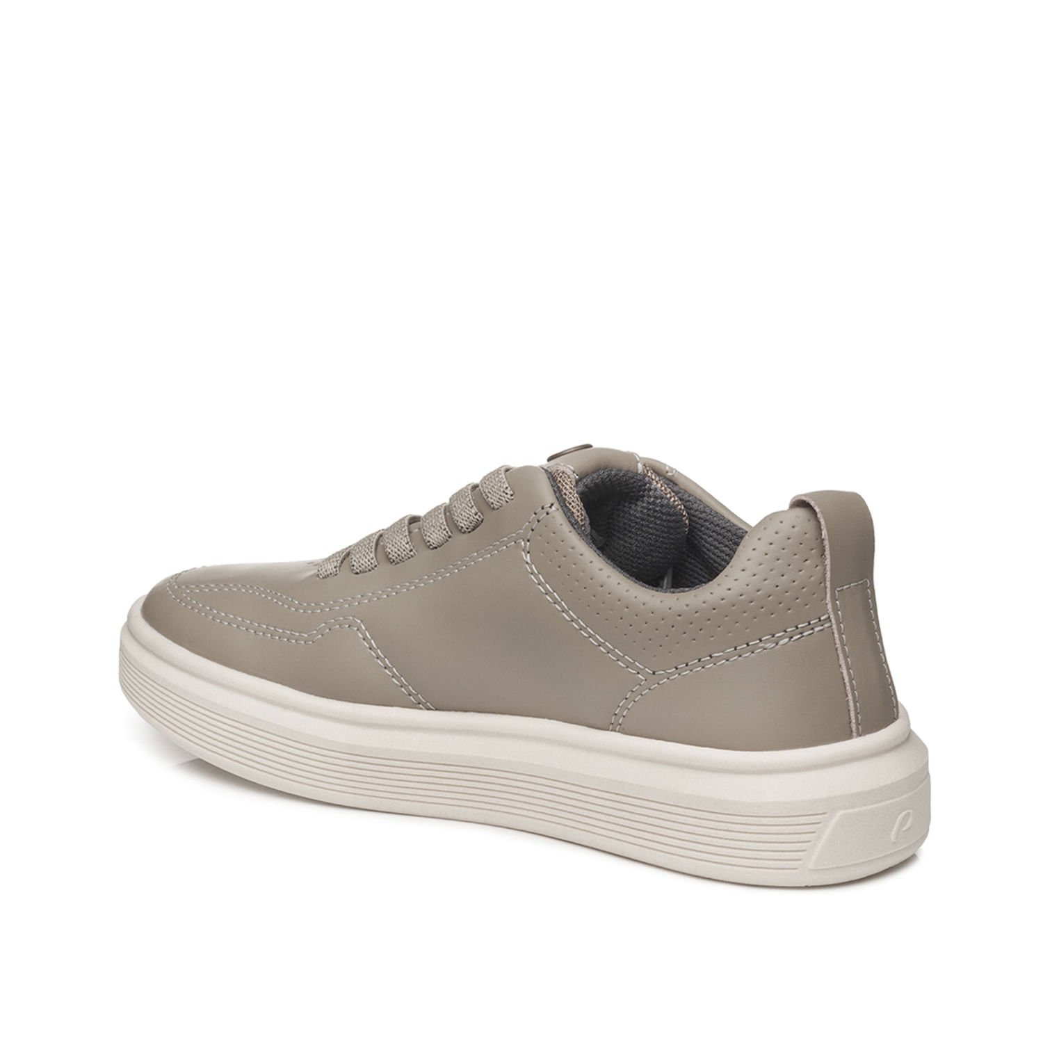 Tênis Casual Pegada Infantil em Microfibra Areia 372101-05 Bege 4