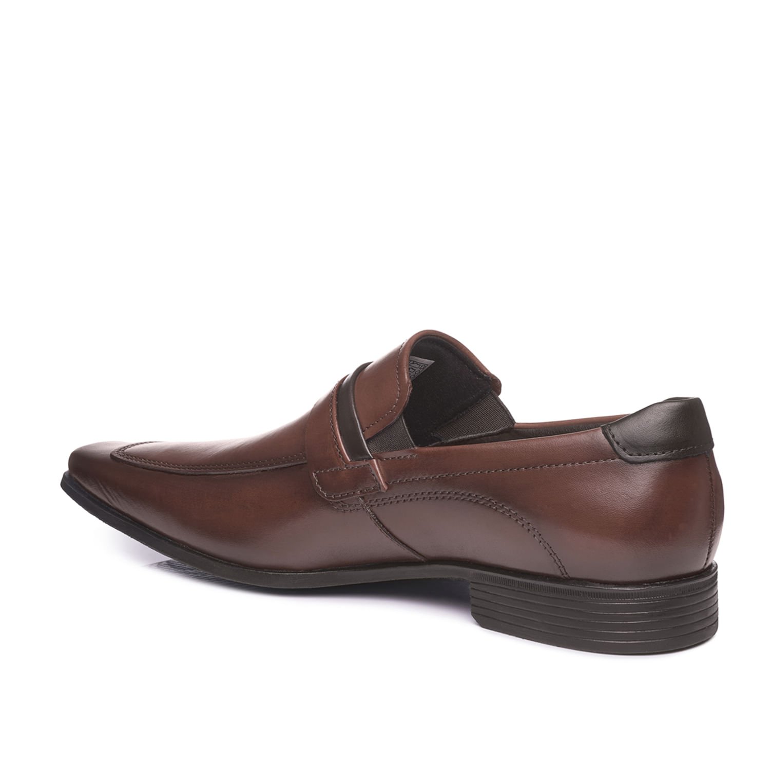 Sapato Social Pegada Masculino em Couro Pinhão 127002-02 Marrom 4