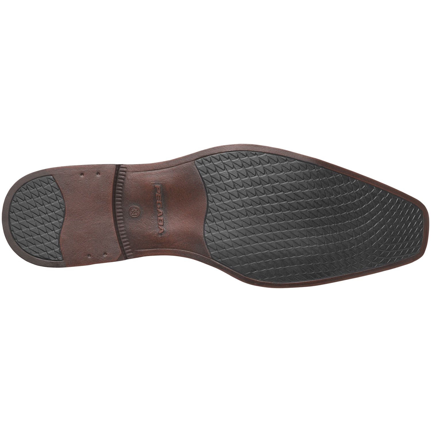 Sapato Social Pegada Masculino em Couro Pinhão 127002-02 Marrom 5