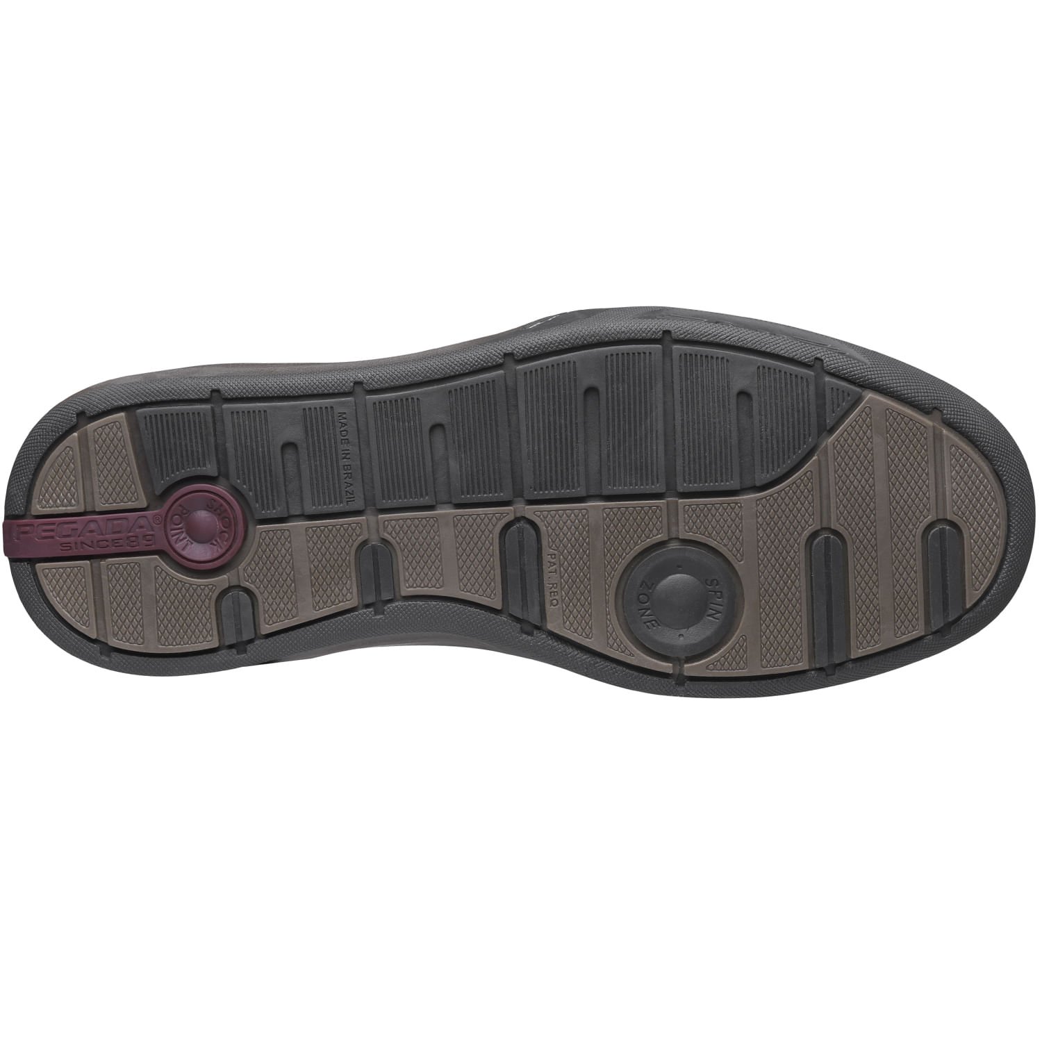 Sapatênis Pegada Masculino em Couro Terracota 111002-03 Marrom 4