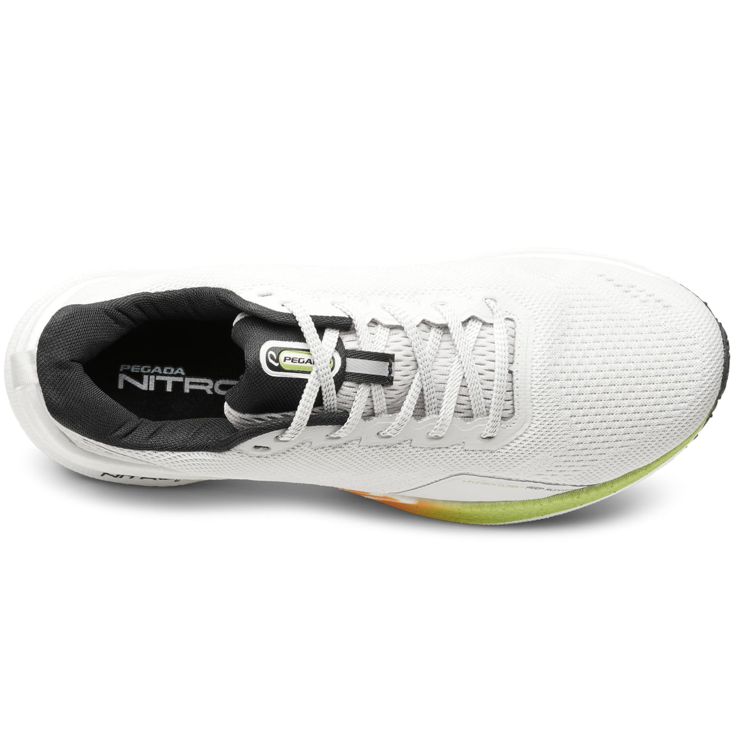Tênis Esportivo Pegada Masculino em Tecido Off White 190801-05 Off White 7