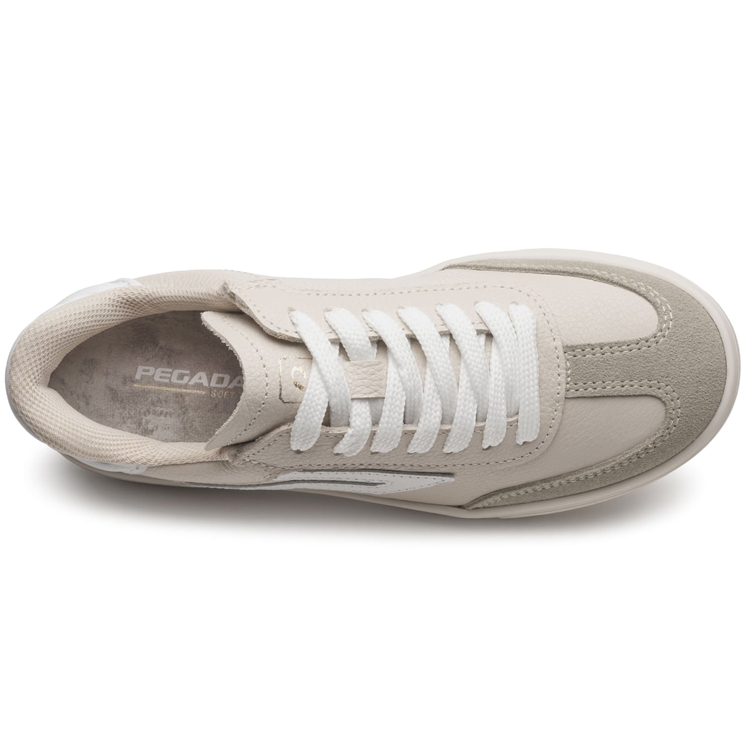Tênis Pegada Feminino em Couro Off White 211154-05 Off White 5