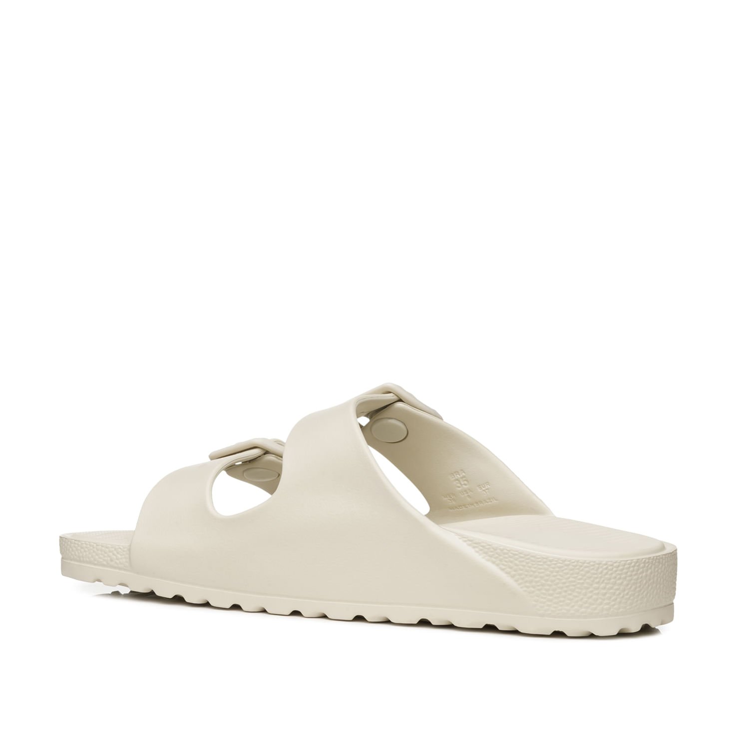 Chinelo slide Pegada Feminino em Eva Off White 261101-01 Off White 3