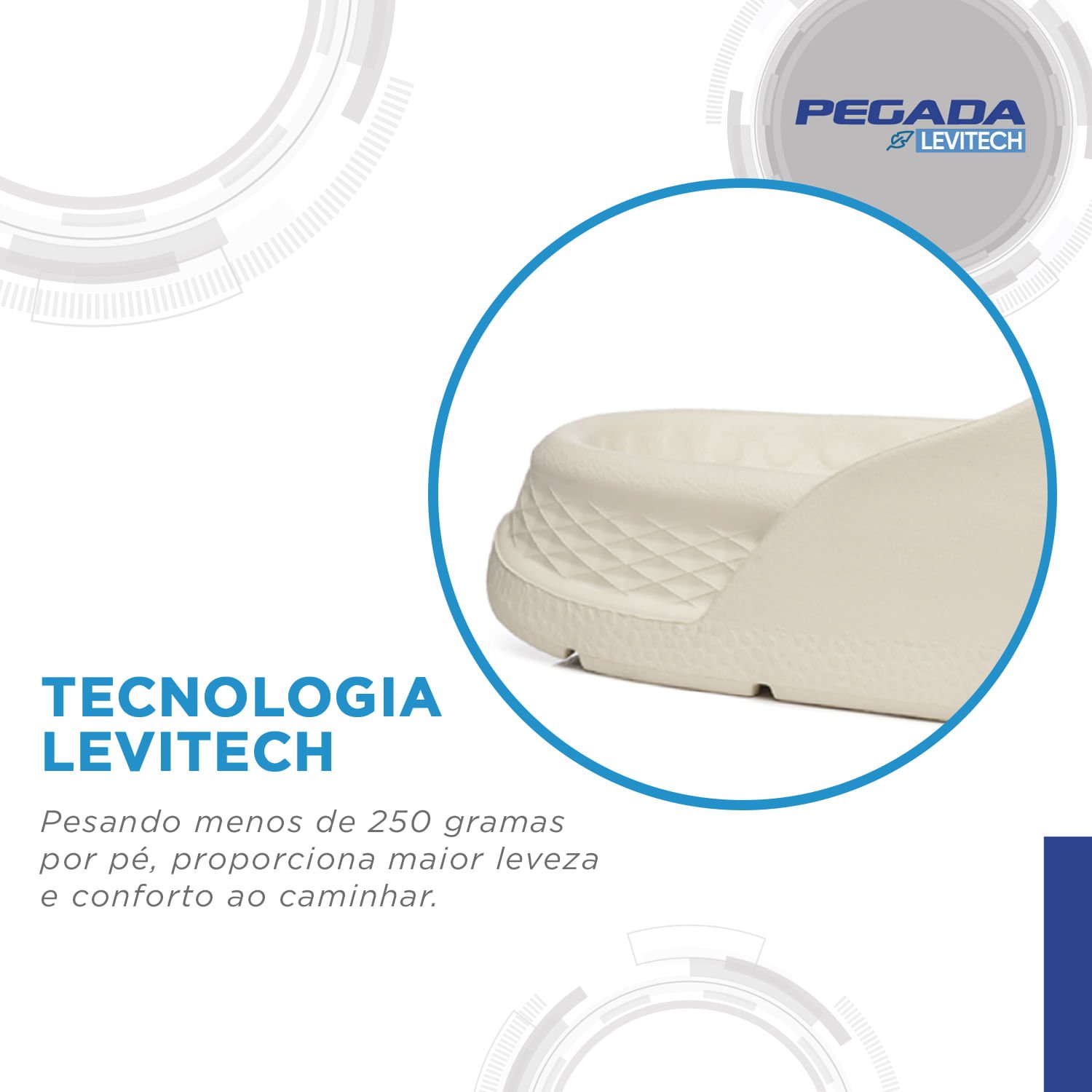 Chinelo Slide Pegada Masculino em Eva Off White 161101-01 Off White 4