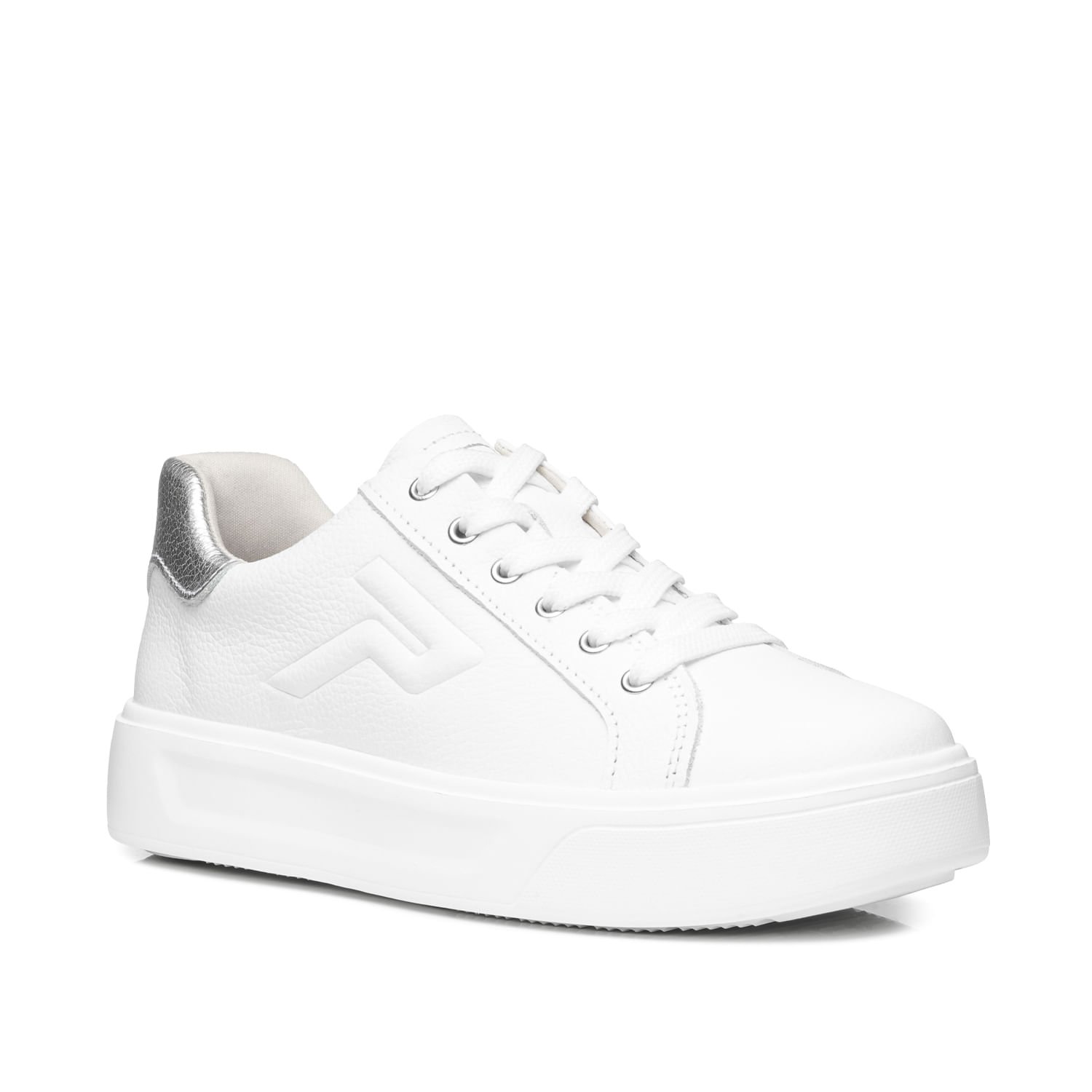 Tênis Pegada Feminino em Couro Branco 211216-01 Branco 3