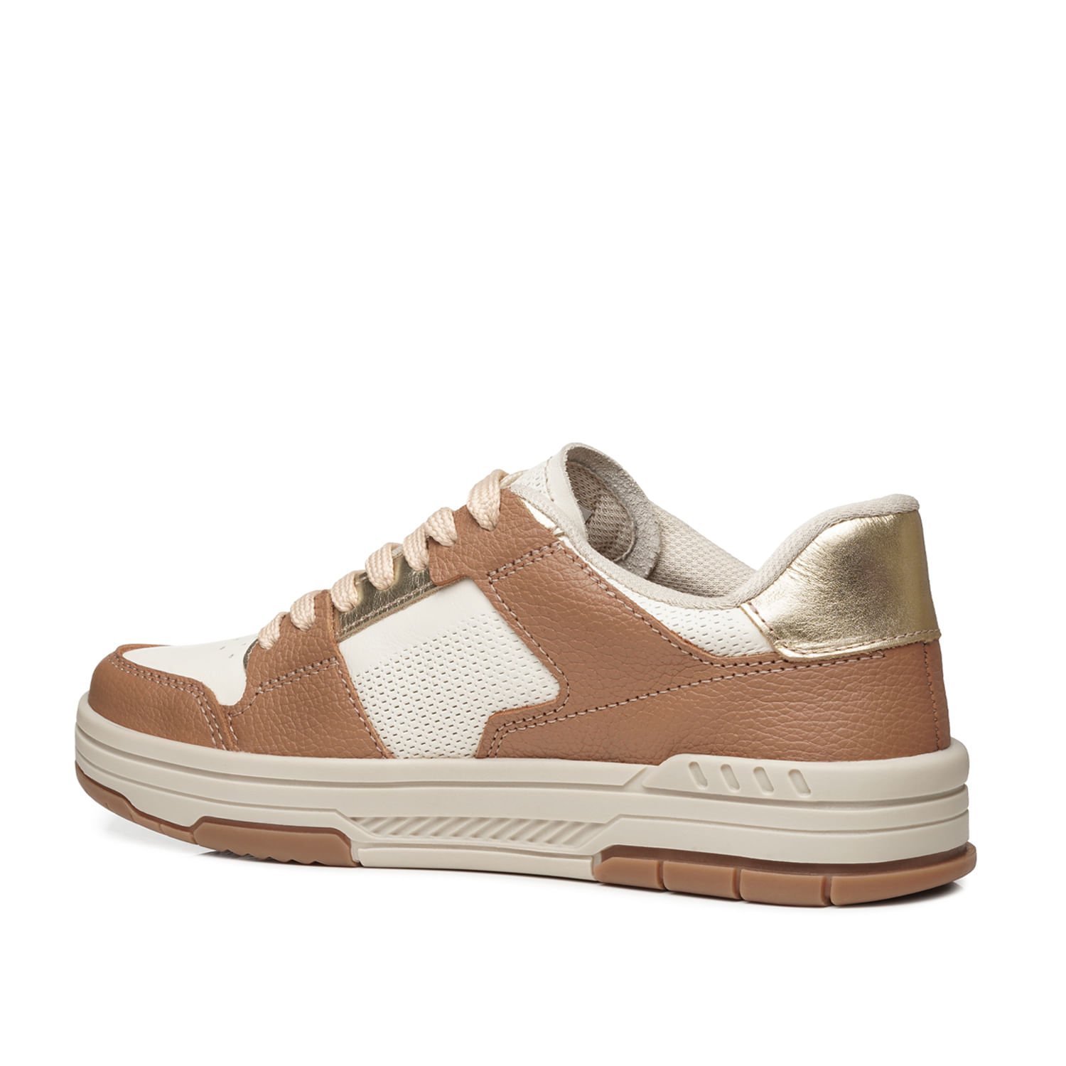 Tênis Pegada Feminino em Couro Milk 212602-05 Milk 4