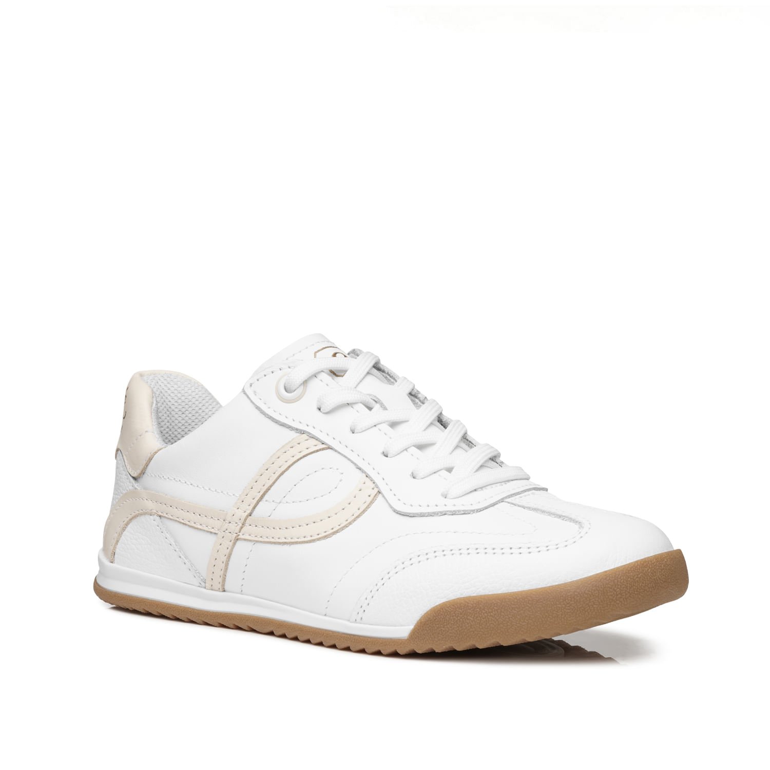 Tênis Pegada Feminino em Couro Branco 212804-01 Branco 2