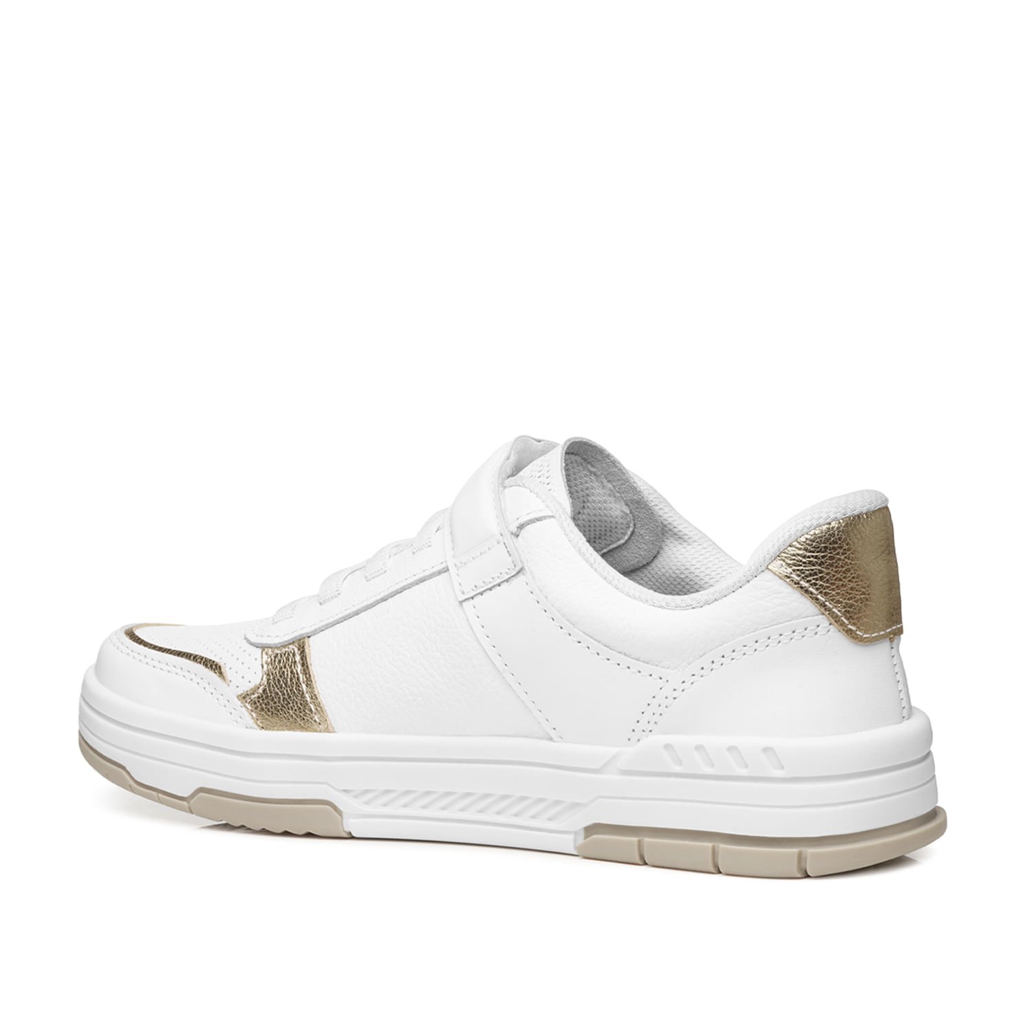 Tênis Pegada Feminino em Couro Branco 212607-01 Branco 3